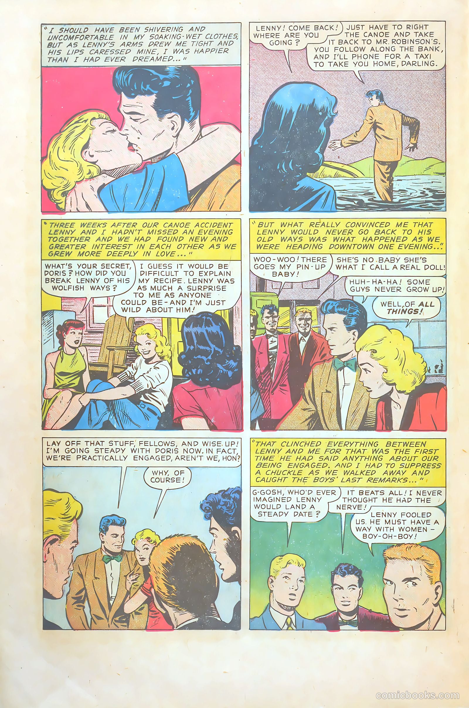 Teen-Age Temptations #9 (1954) — page 18 of 36