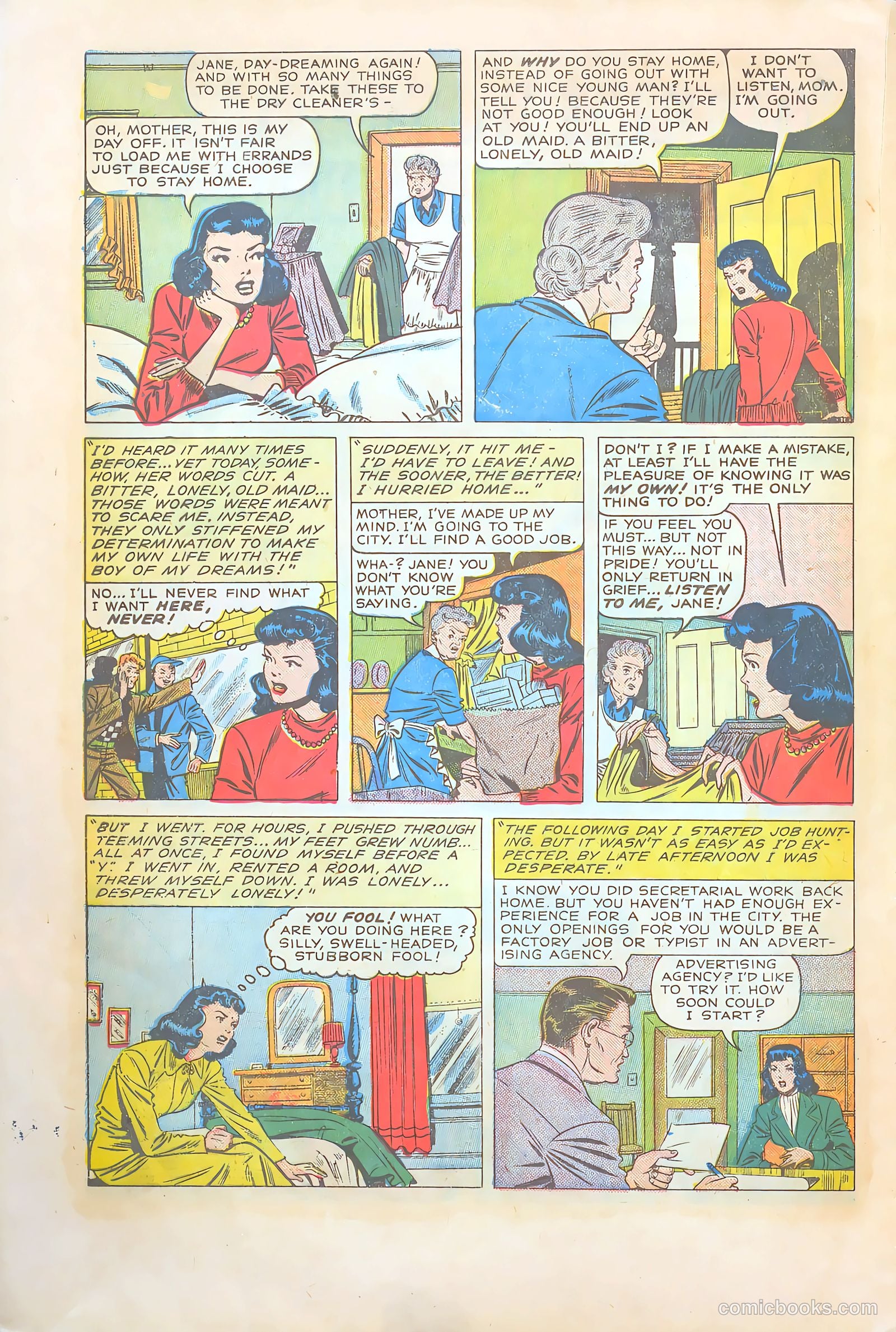 Teen-Age Temptations #9 (1954) — page 20 of 36