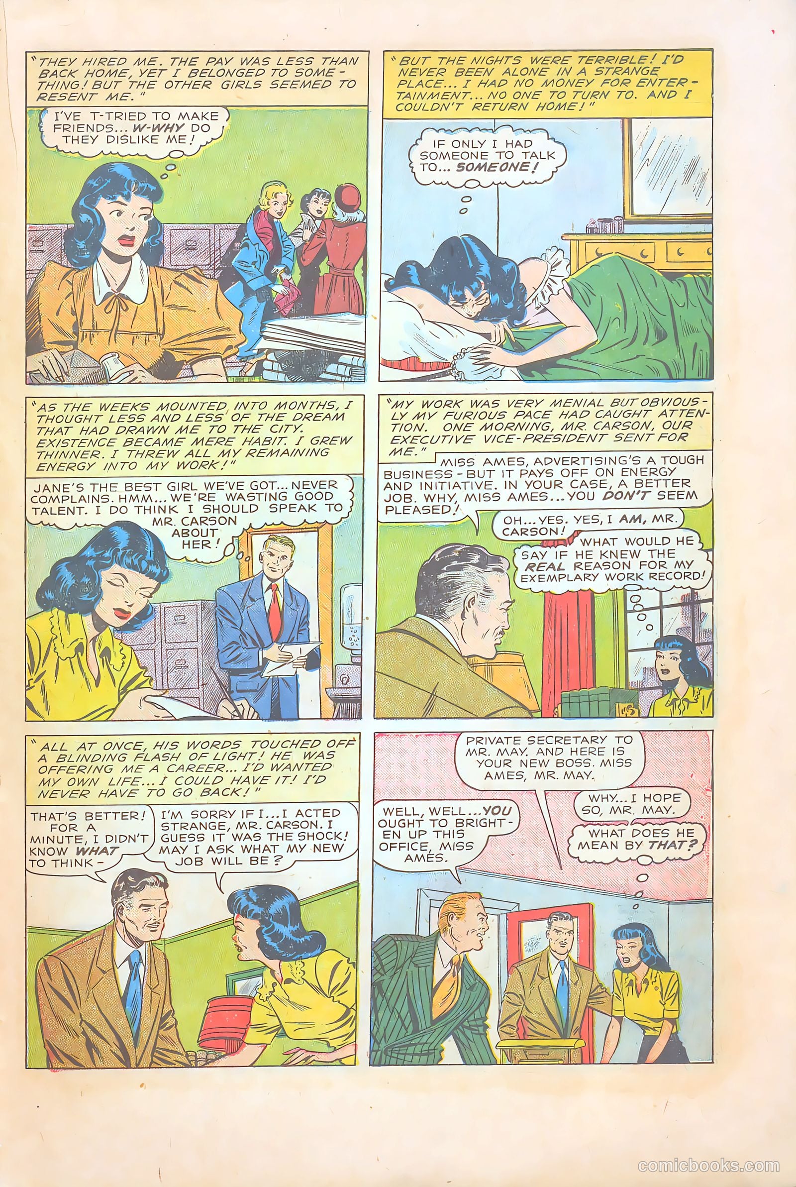 Teen-Age Temptations #9 (1954) — page 21 of 36