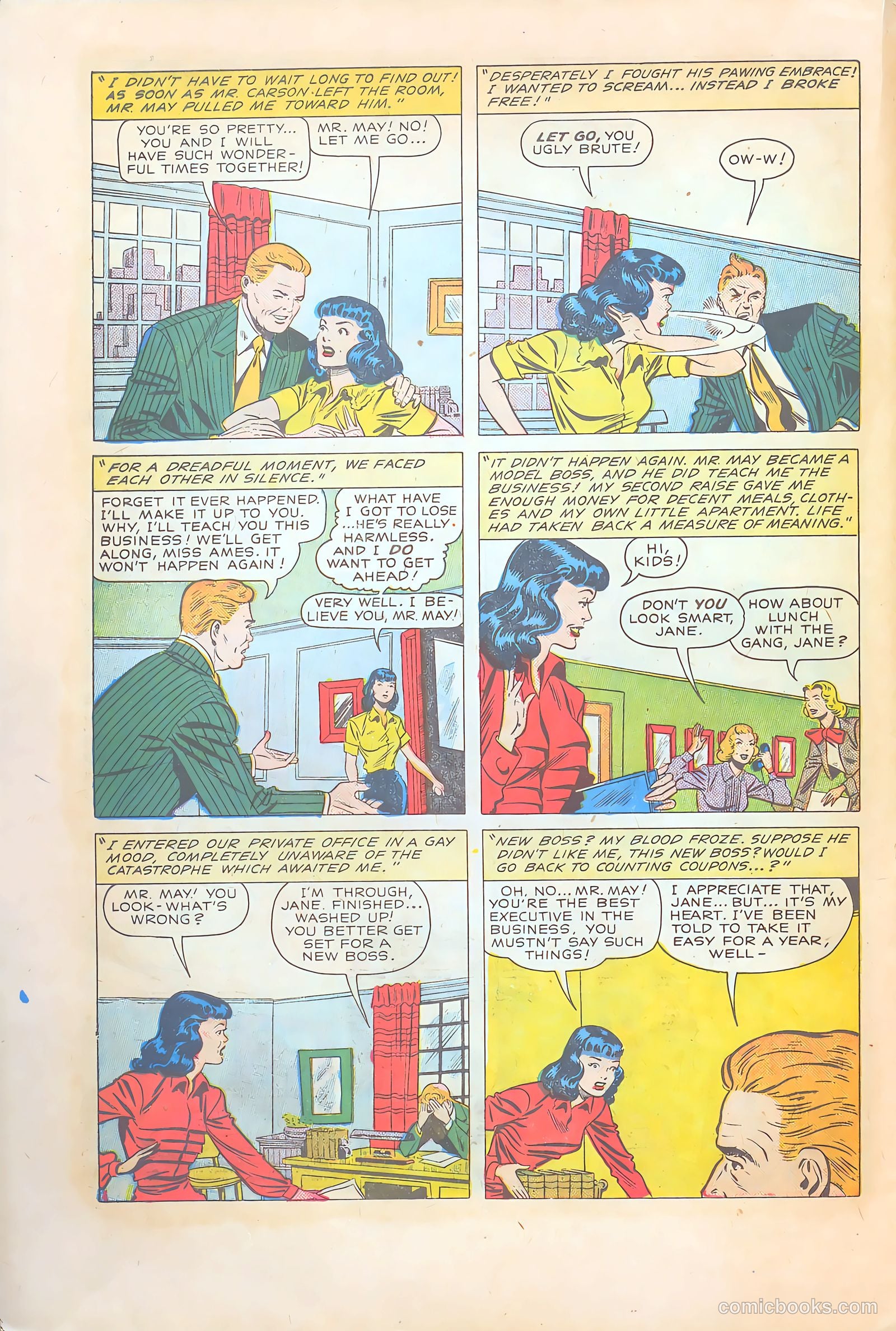 Teen-Age Temptations #9 (1954) — page 22 of 36