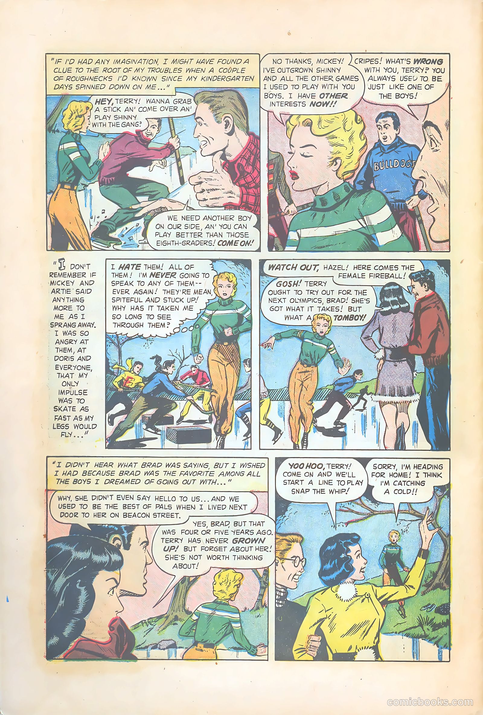 Teen-Age Temptations #9 (1954) — page 28 of 36