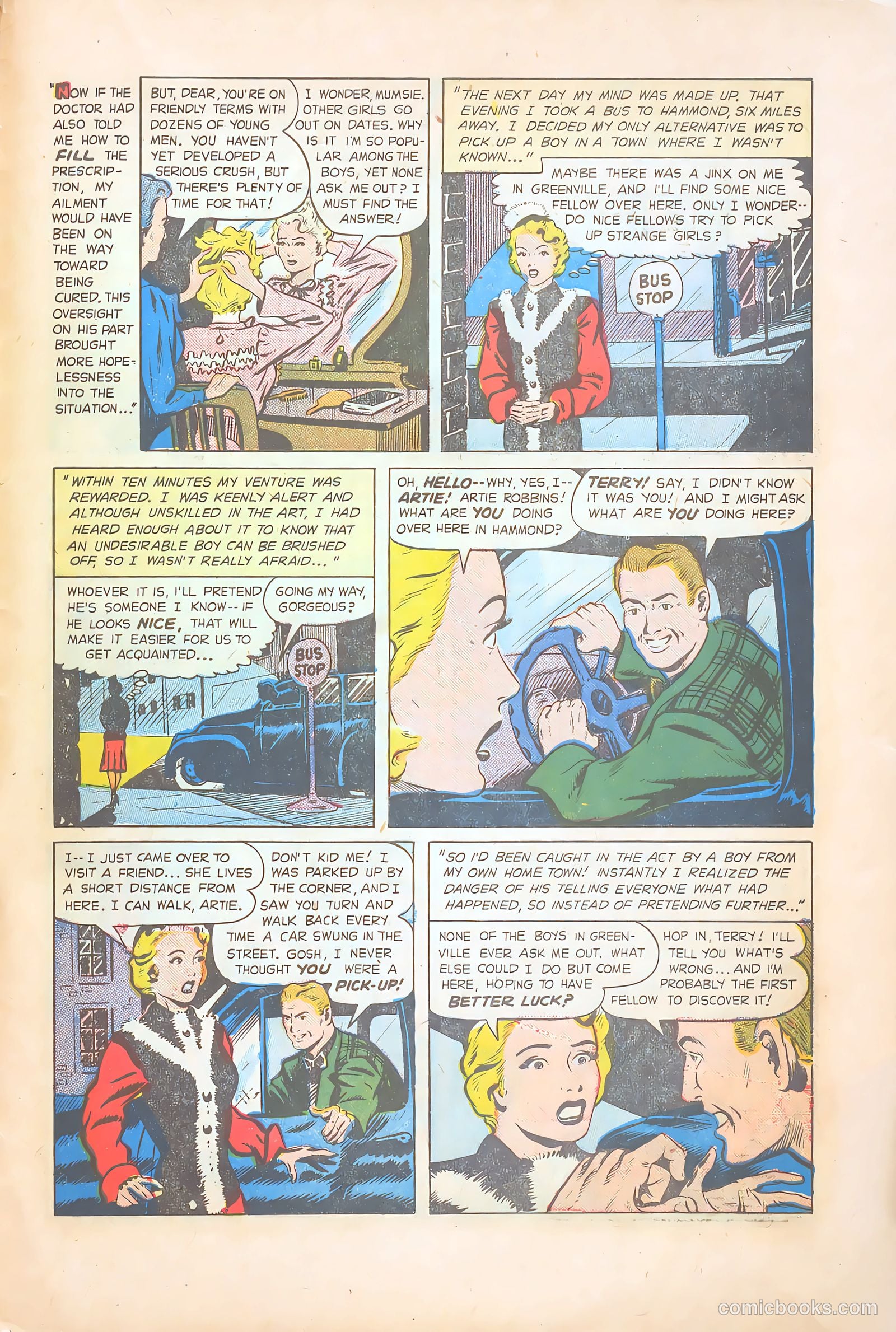 Teen-Age Temptations #9 (1954) — page 31 of 36
