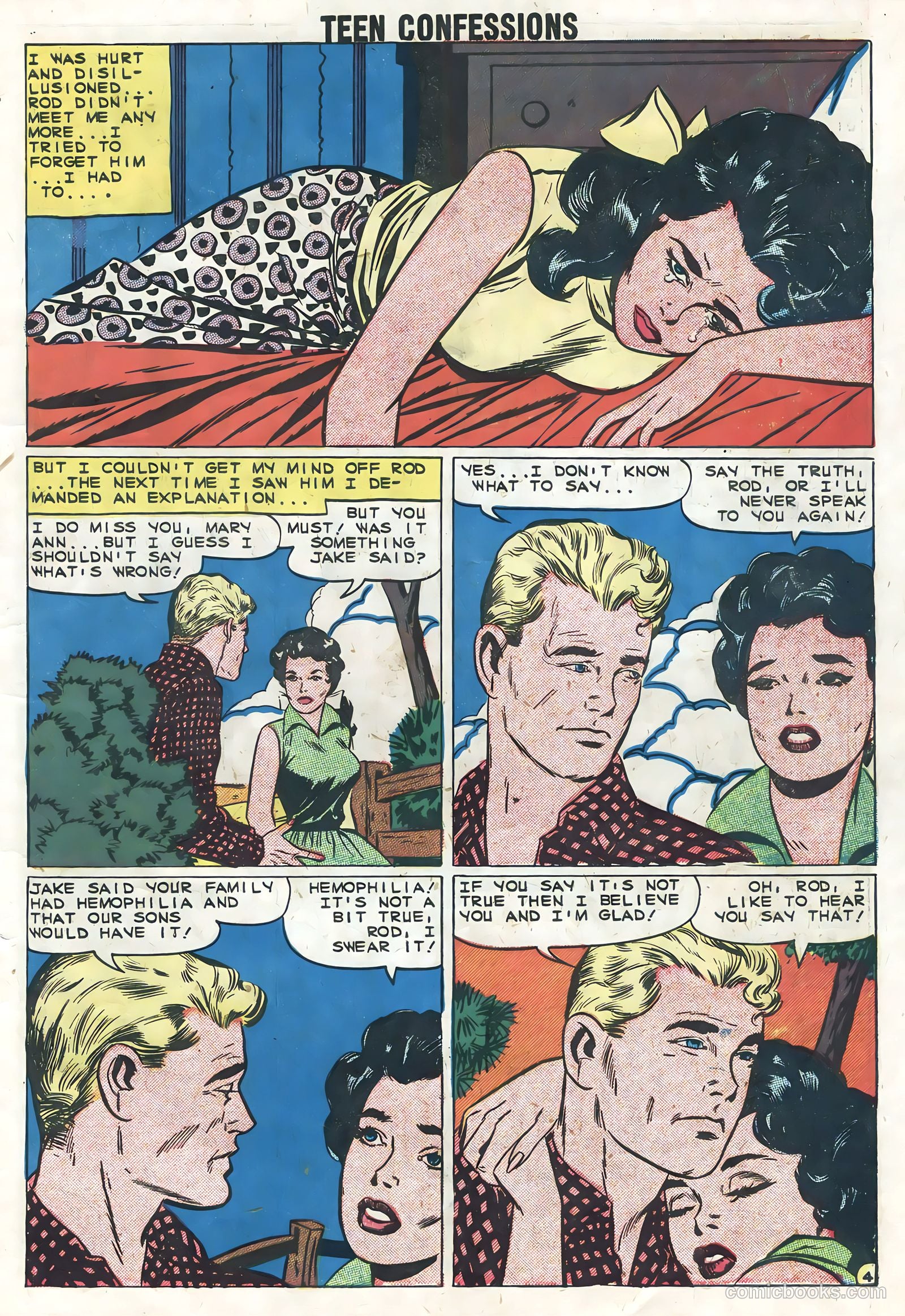 Teen Confessions #1 (1959) — page 7 of 36