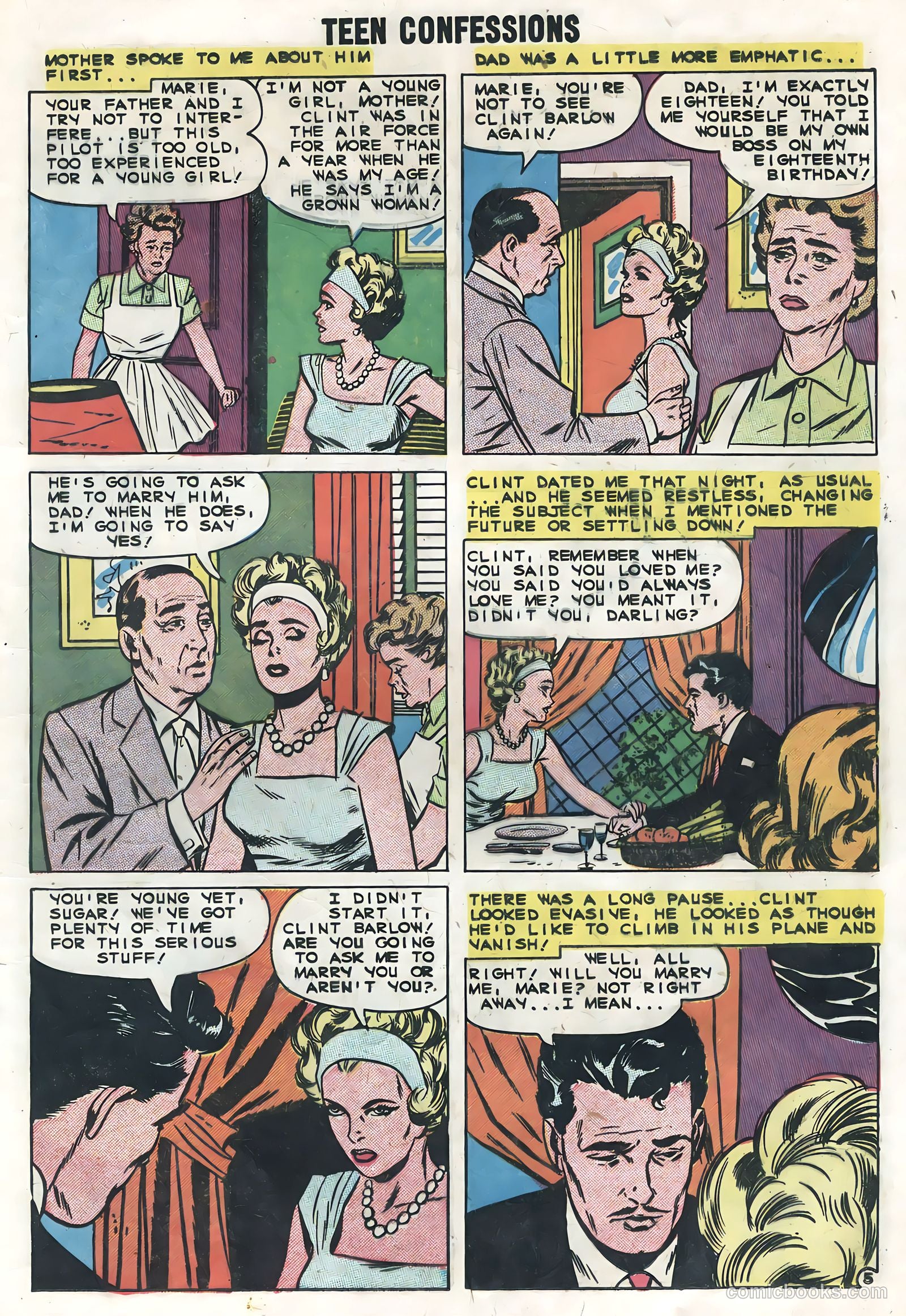 Teen Confessions #1 (1959) — page 17 of 36