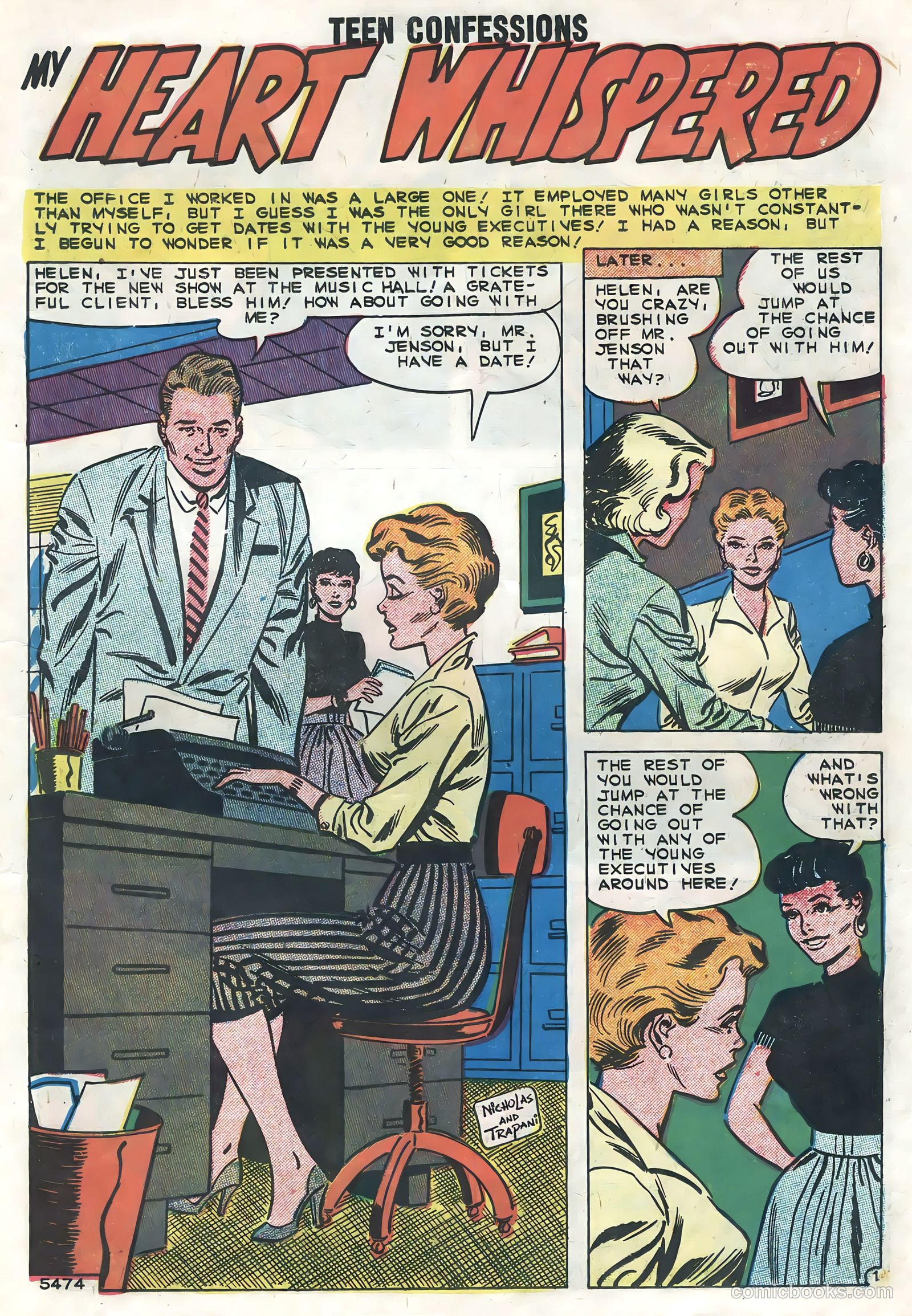 Teen Confessions #1 (1959) — page 19 of 36