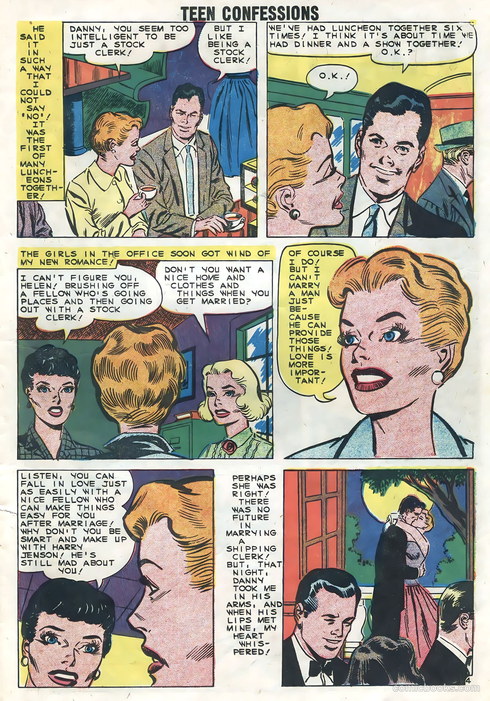 Teen Confessions #1 (1959) — page 23 of 36