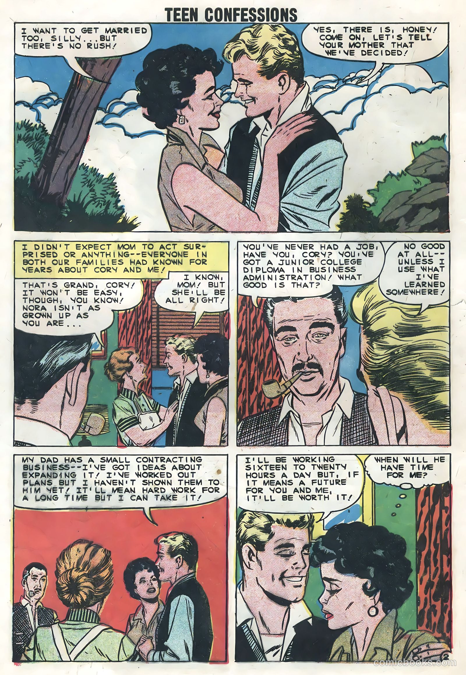 Teen Confessions #1 (1959) — page 28 of 36