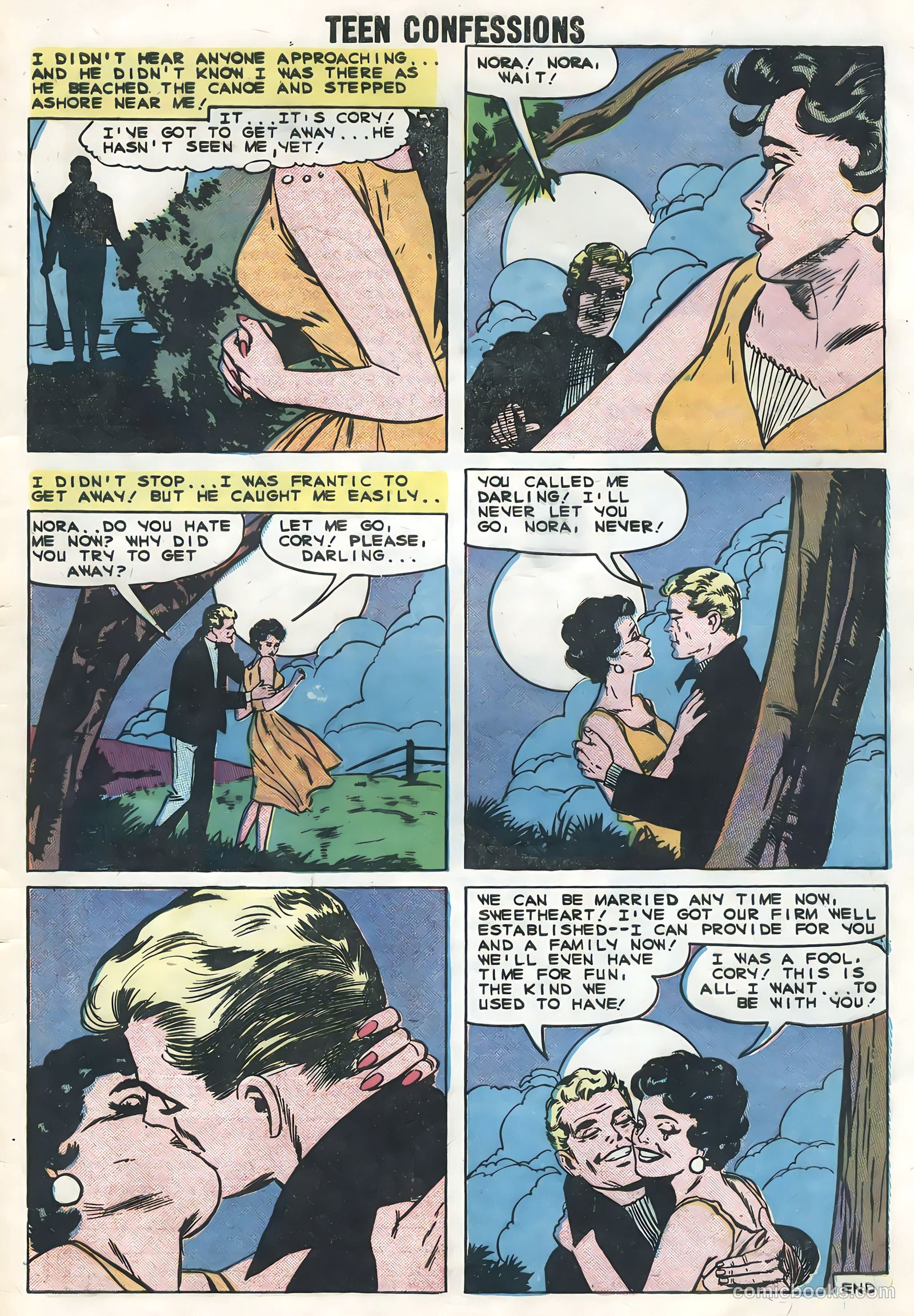 Teen Confessions #1 (1959) — page 33 of 36