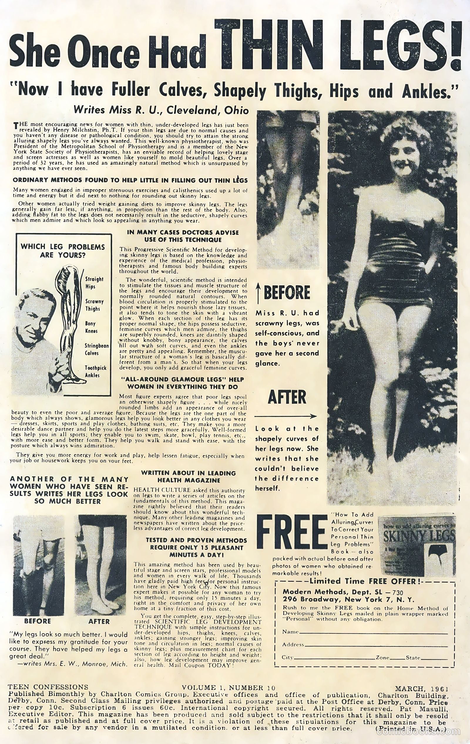 Teen Confessions #10 (1961) — page 2 of 36