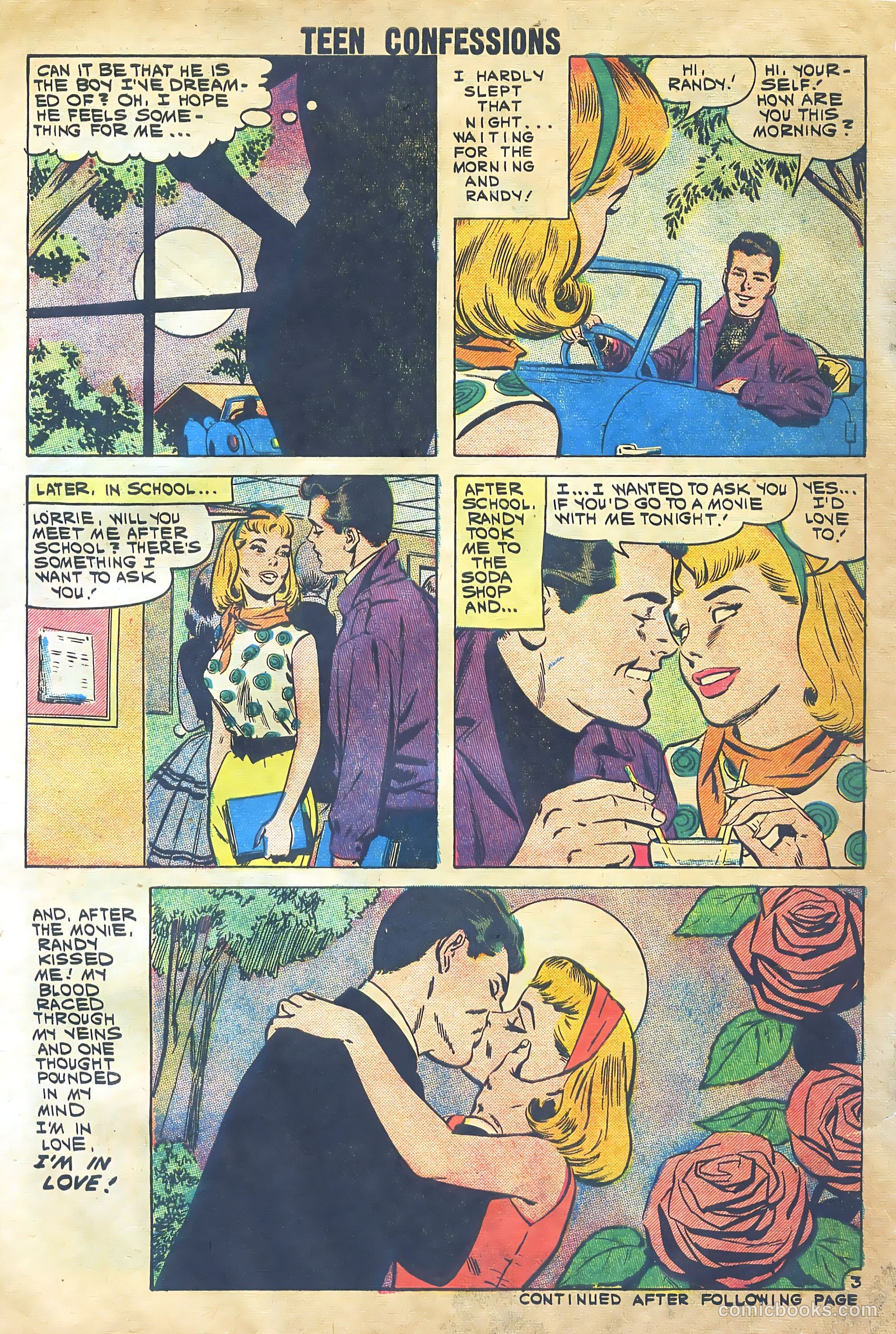Teen Confessions #10 (1961) — page 30 of 36