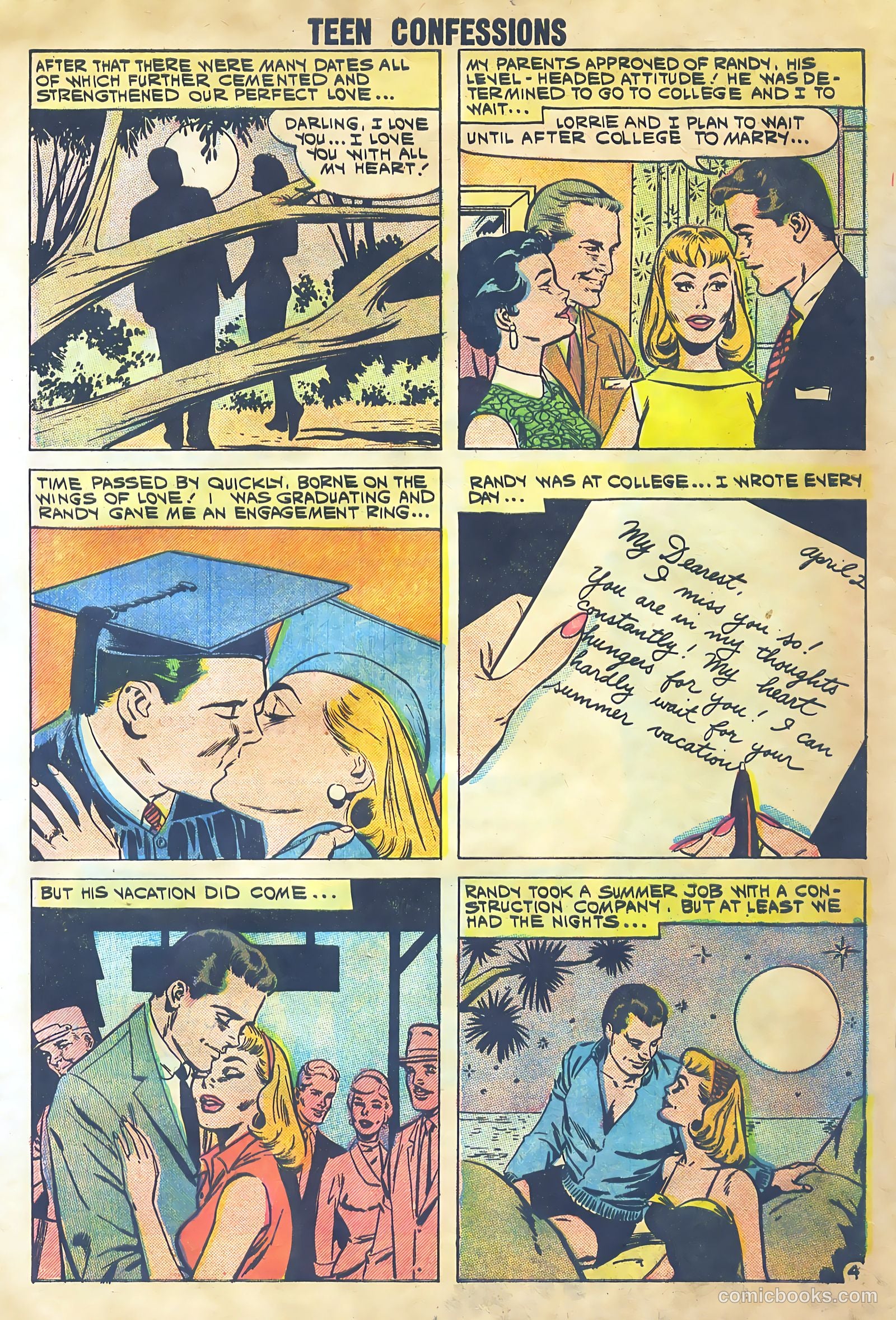 Teen Confessions #10 (1961) — page 32 of 36