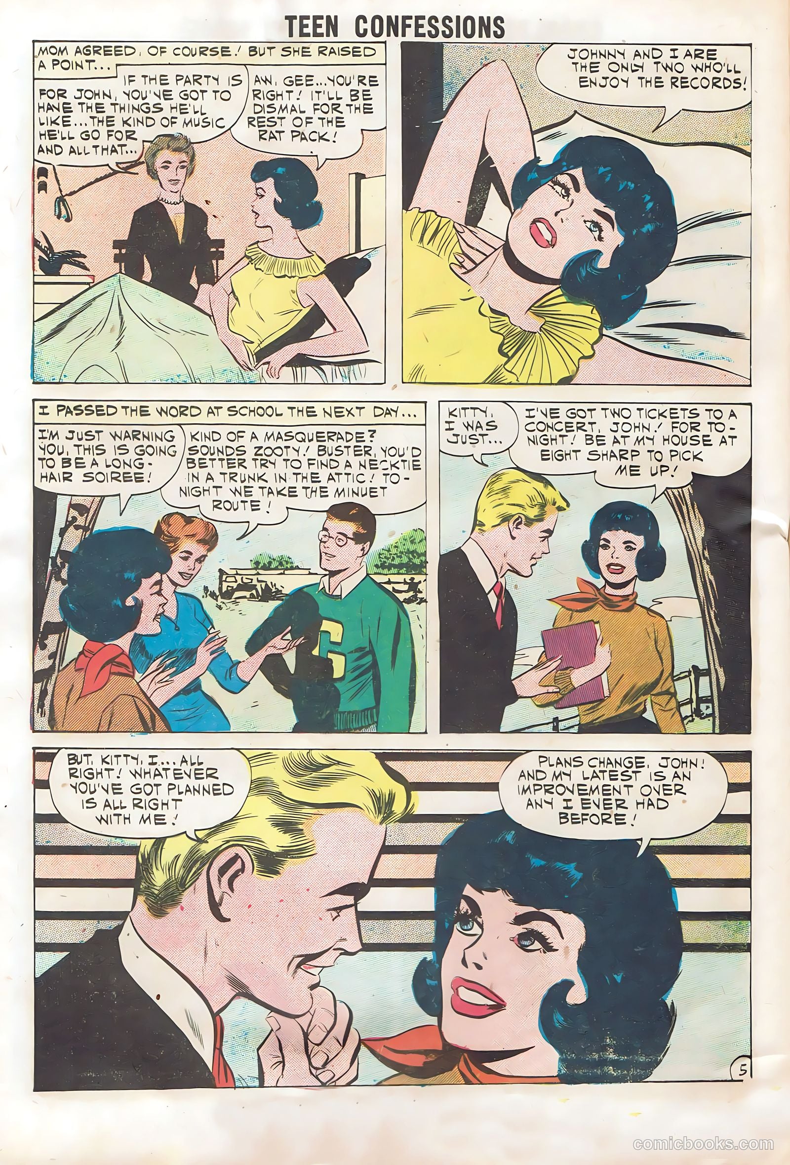 Teen Confessions #11 (1961) — page 8 of 36