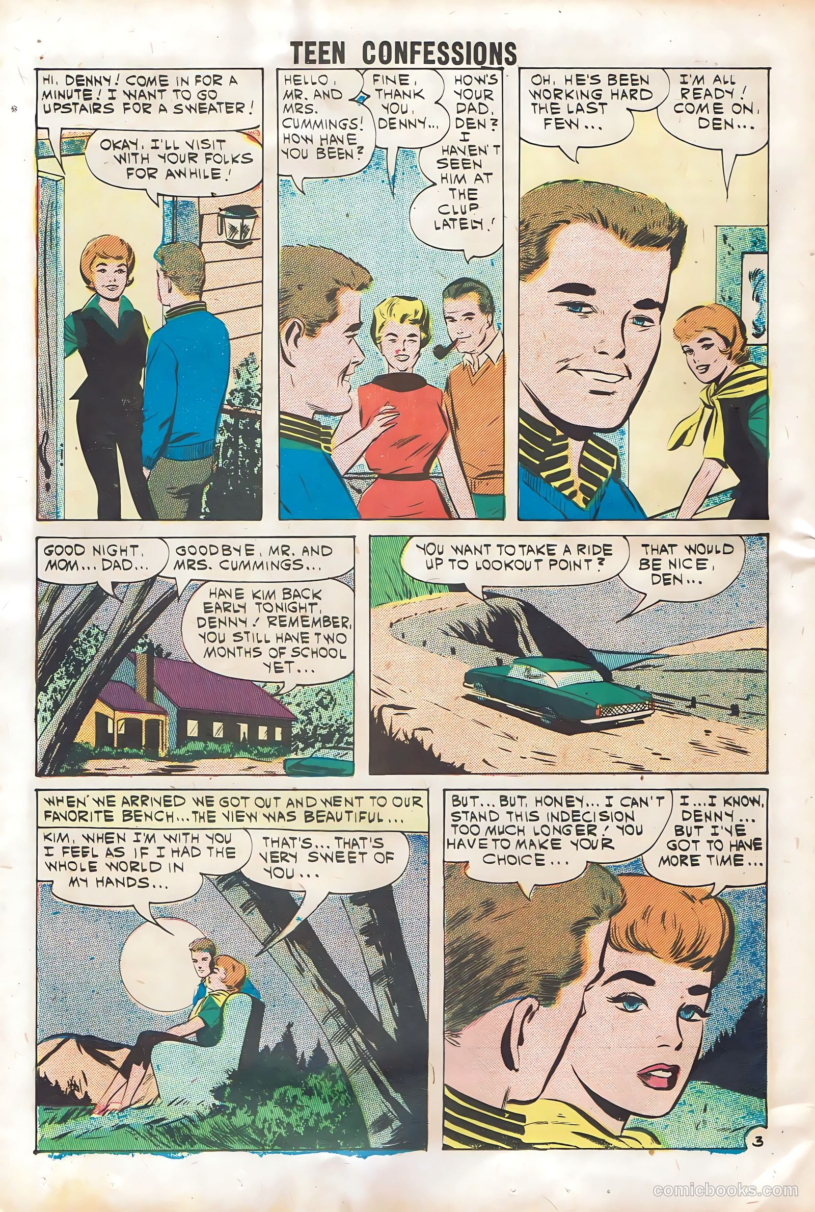 Teen Confessions #11 (1961) — page 16 of 36