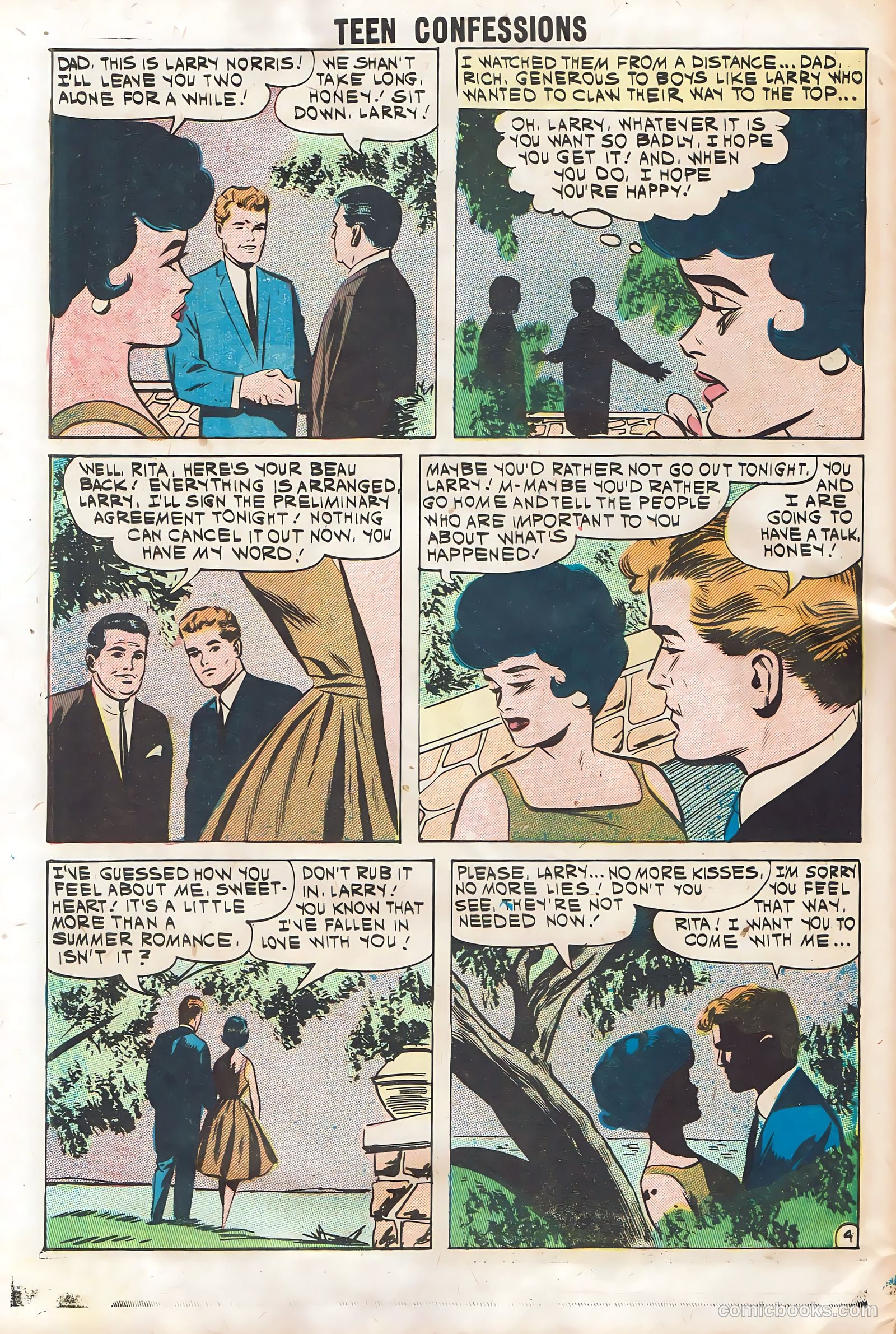 Teen Confessions #11 (1961) — page 32 of 36