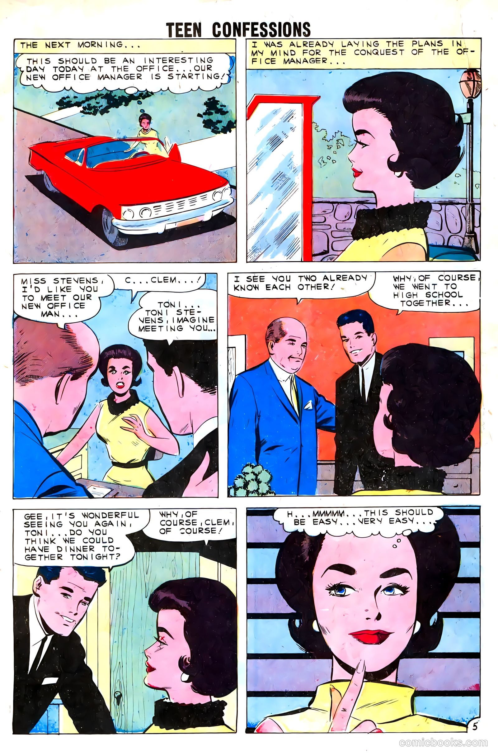 Teen Confessions #12 (1961) — page 8 of 36