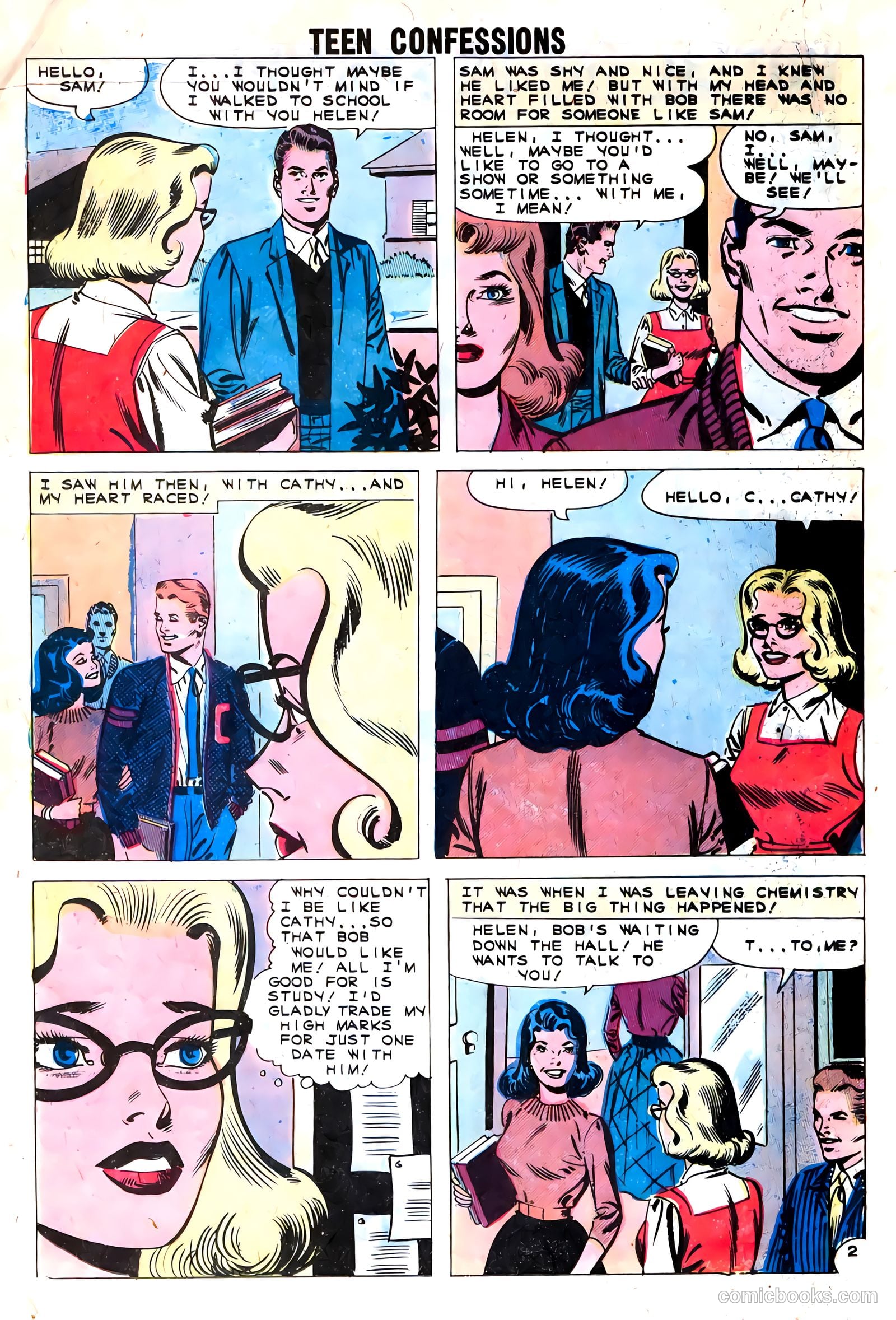 Teen Confessions #12 (1961) — page 16 of 36