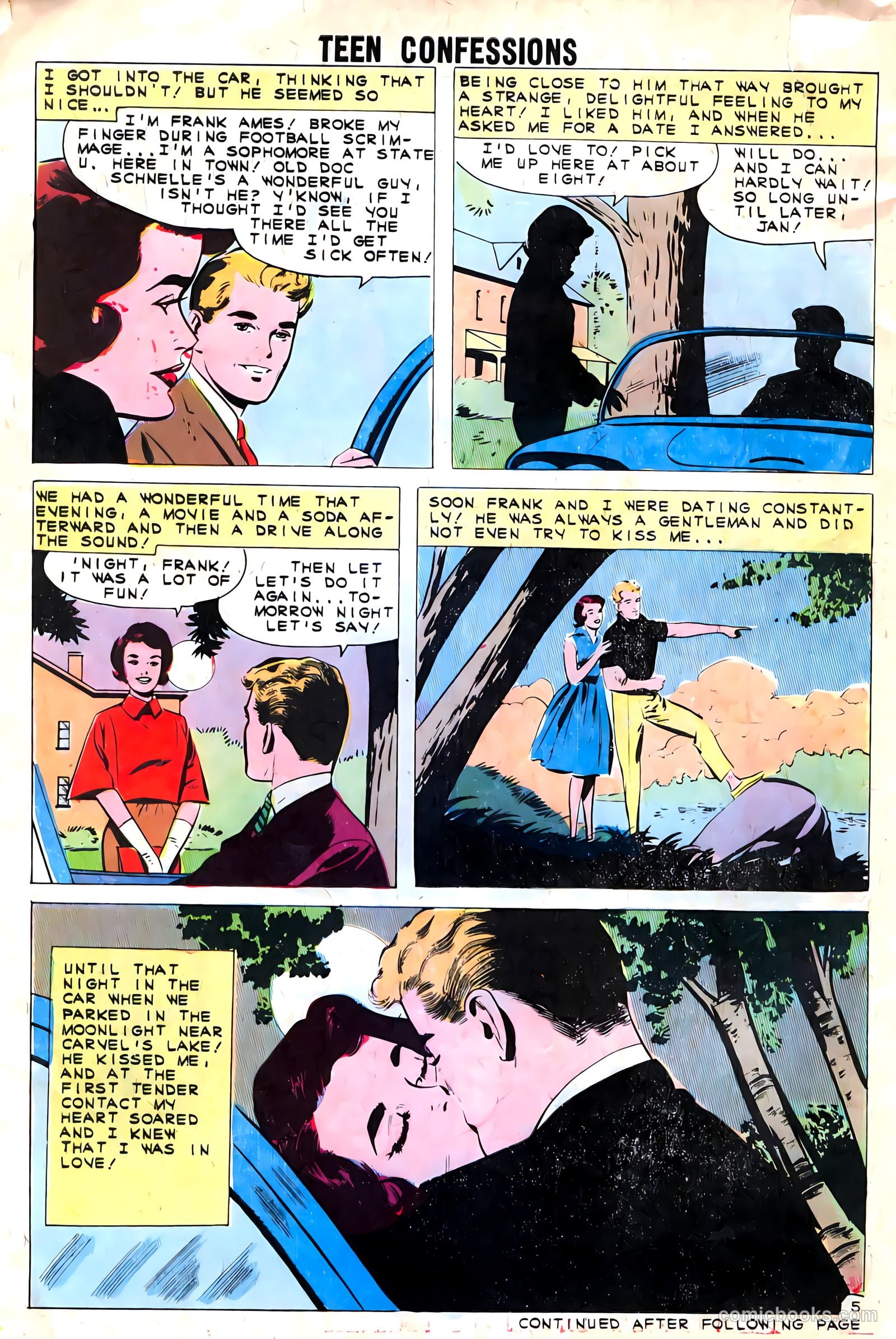 Teen Confessions #12 (1961) — page 30 of 36