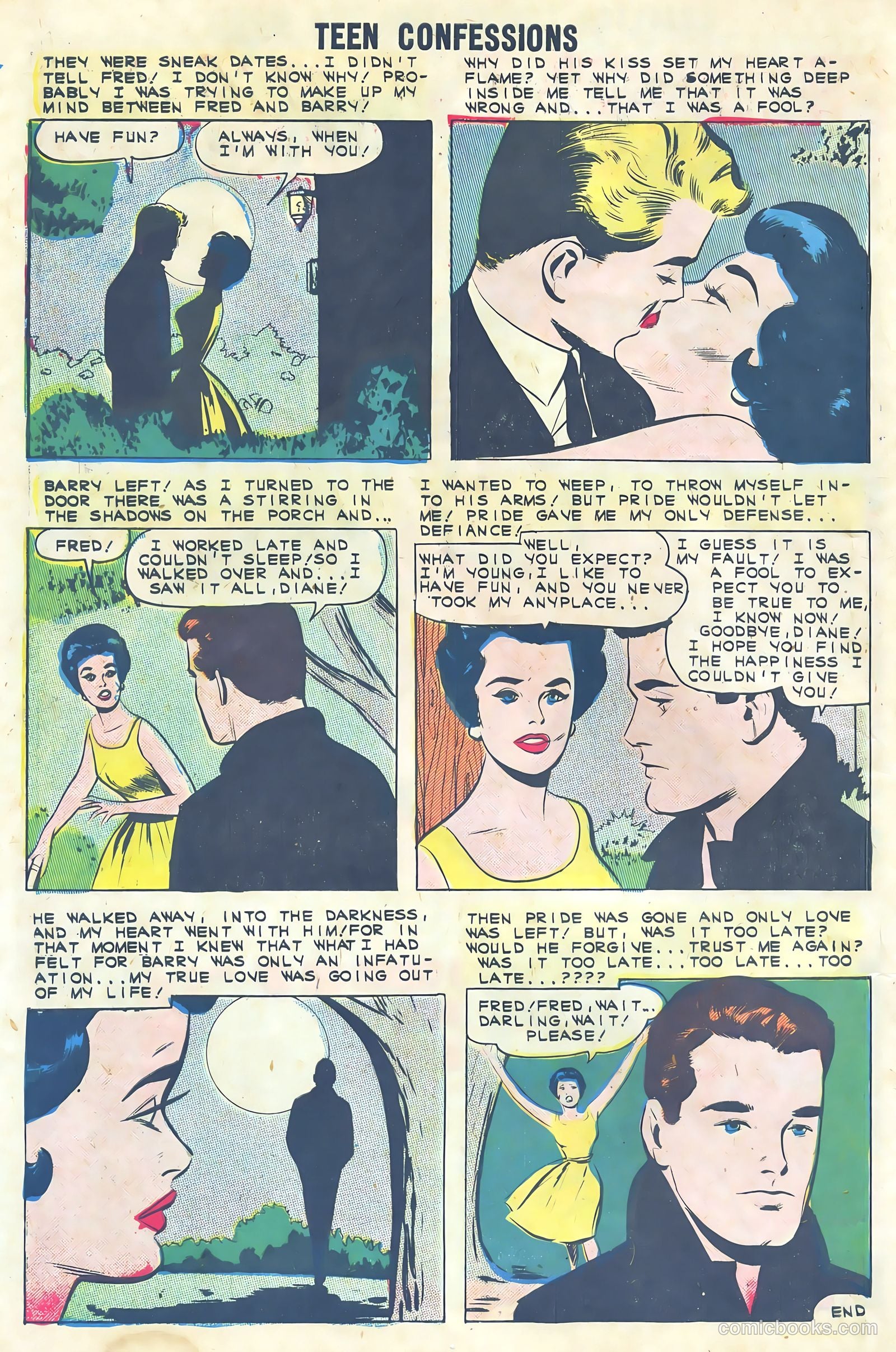 Teen Confessions #13 (1961) — page 10 of 36