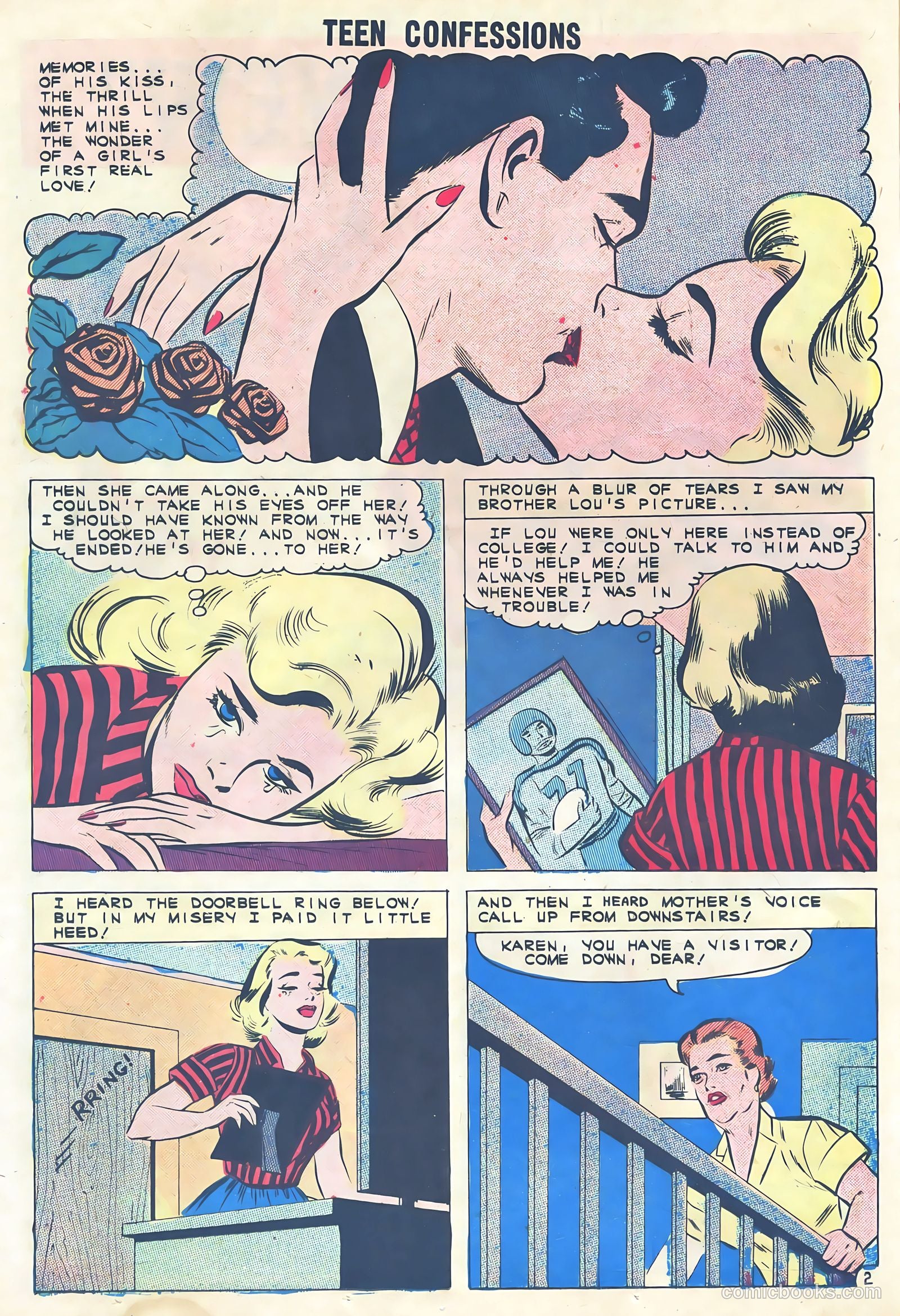 Teen Confessions #13 (1961) — page 12 of 36