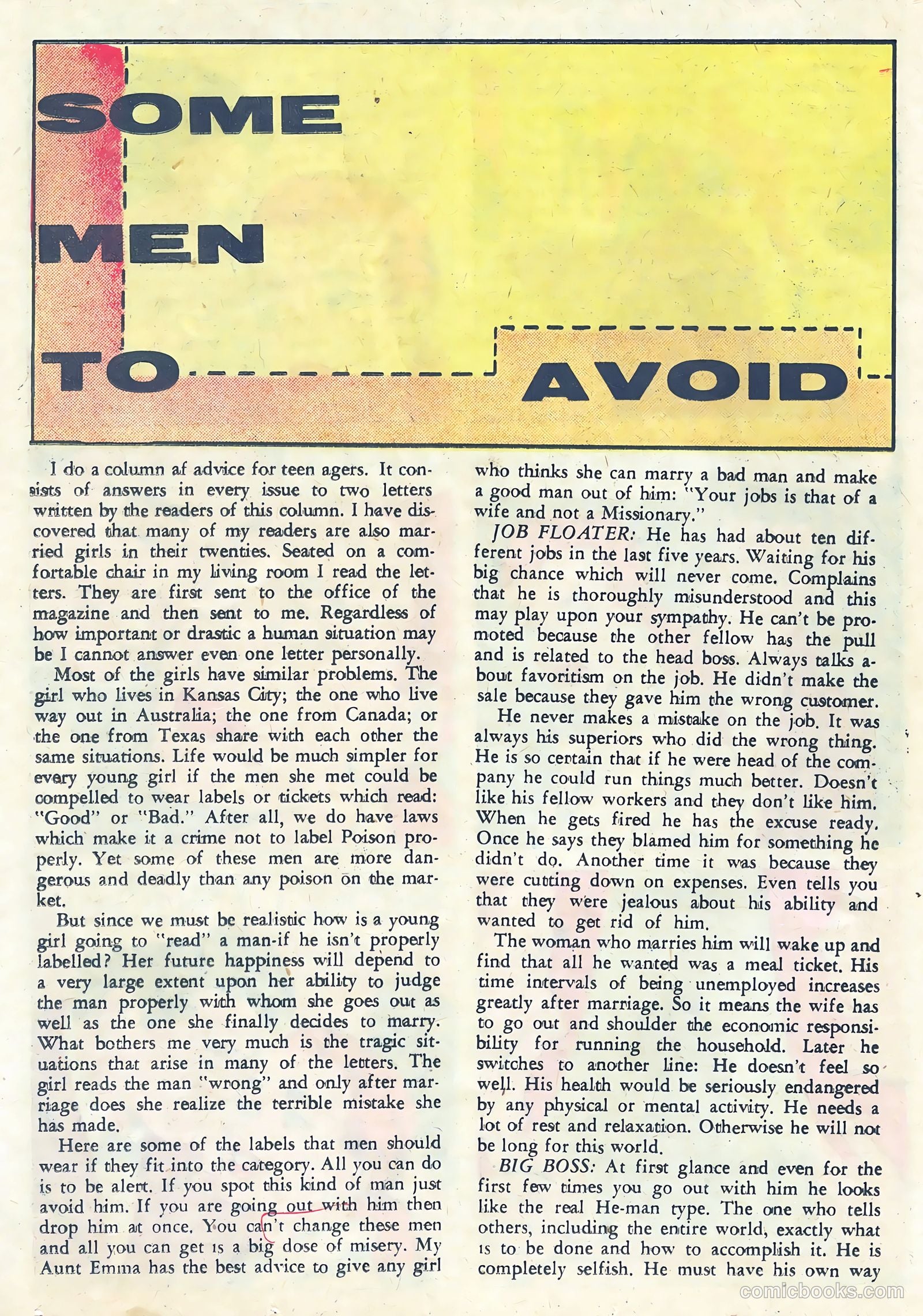 Teen Confessions #13 (1961) — page 24 of 36
