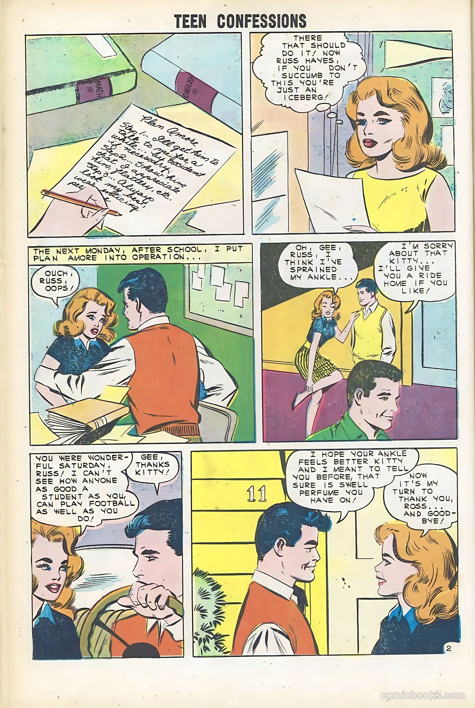 Teen Confessions #14 (1961) — page 16 of 36
