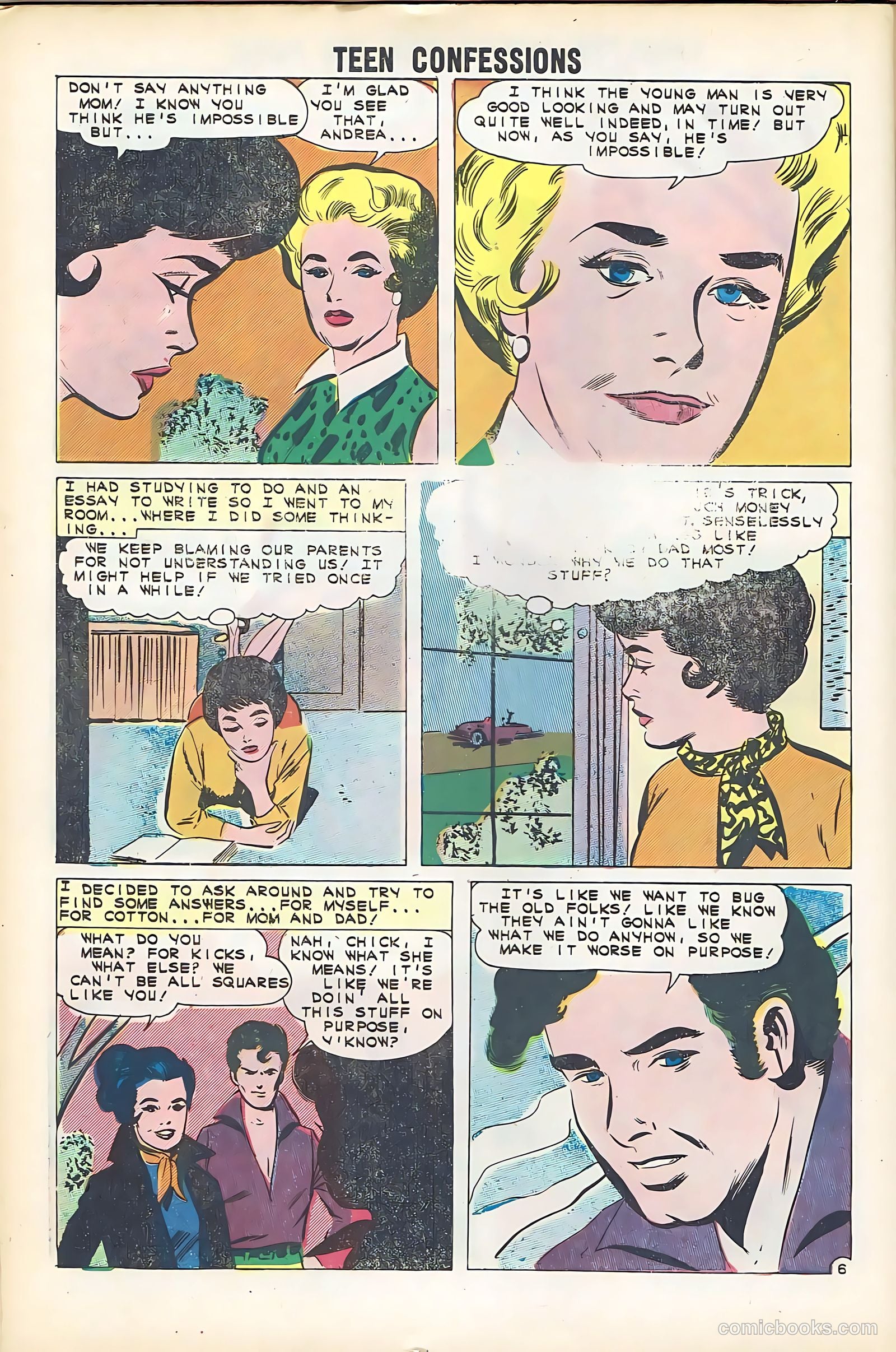 Teen Confessions #14 (1961) — page 28 of 36