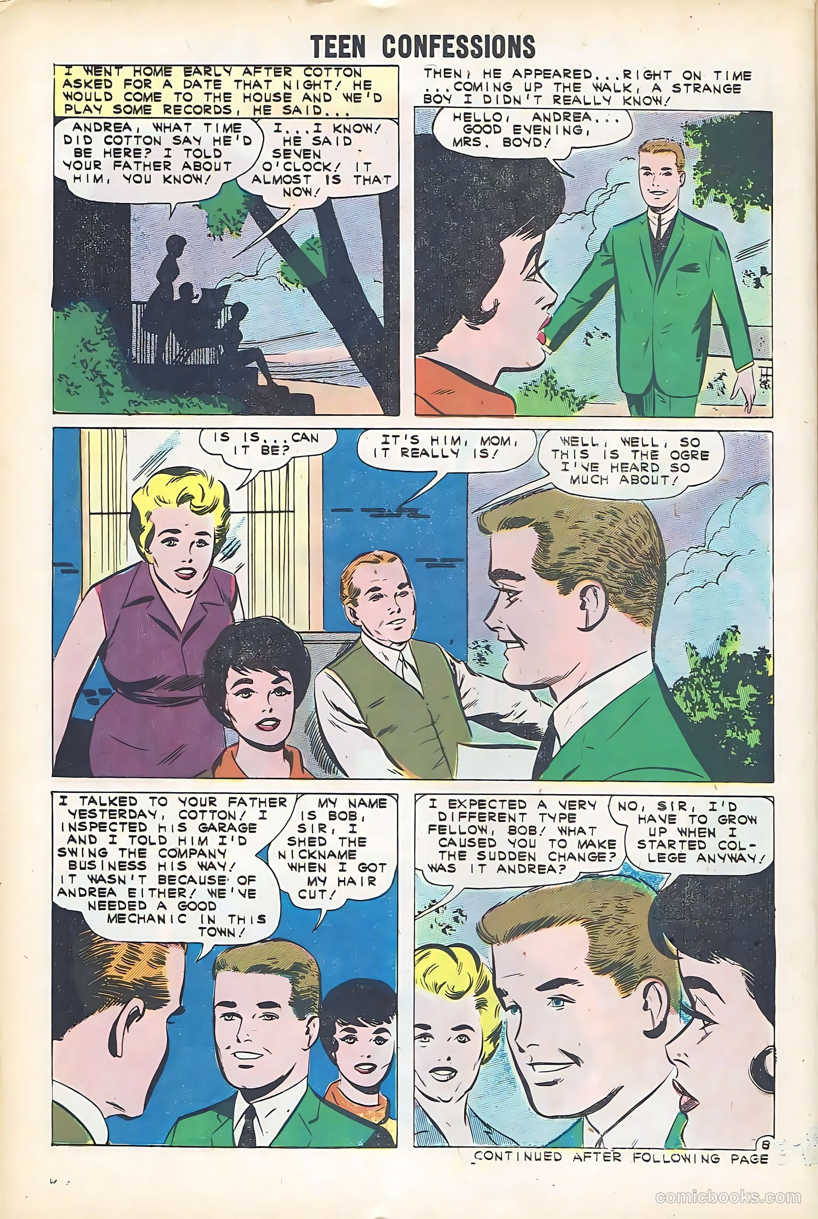 Teen Confessions #14 (1961) — page 30 of 36