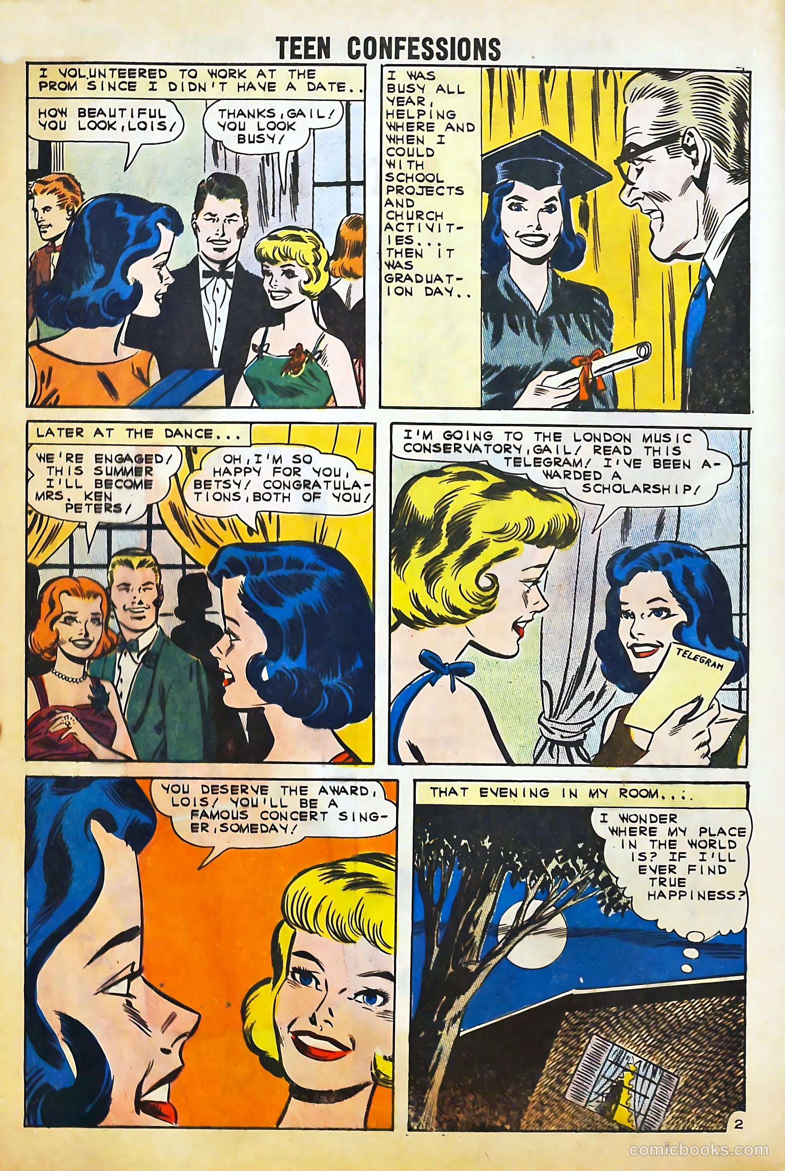 Teen Confessions #15 (1962) — page 4 of 36