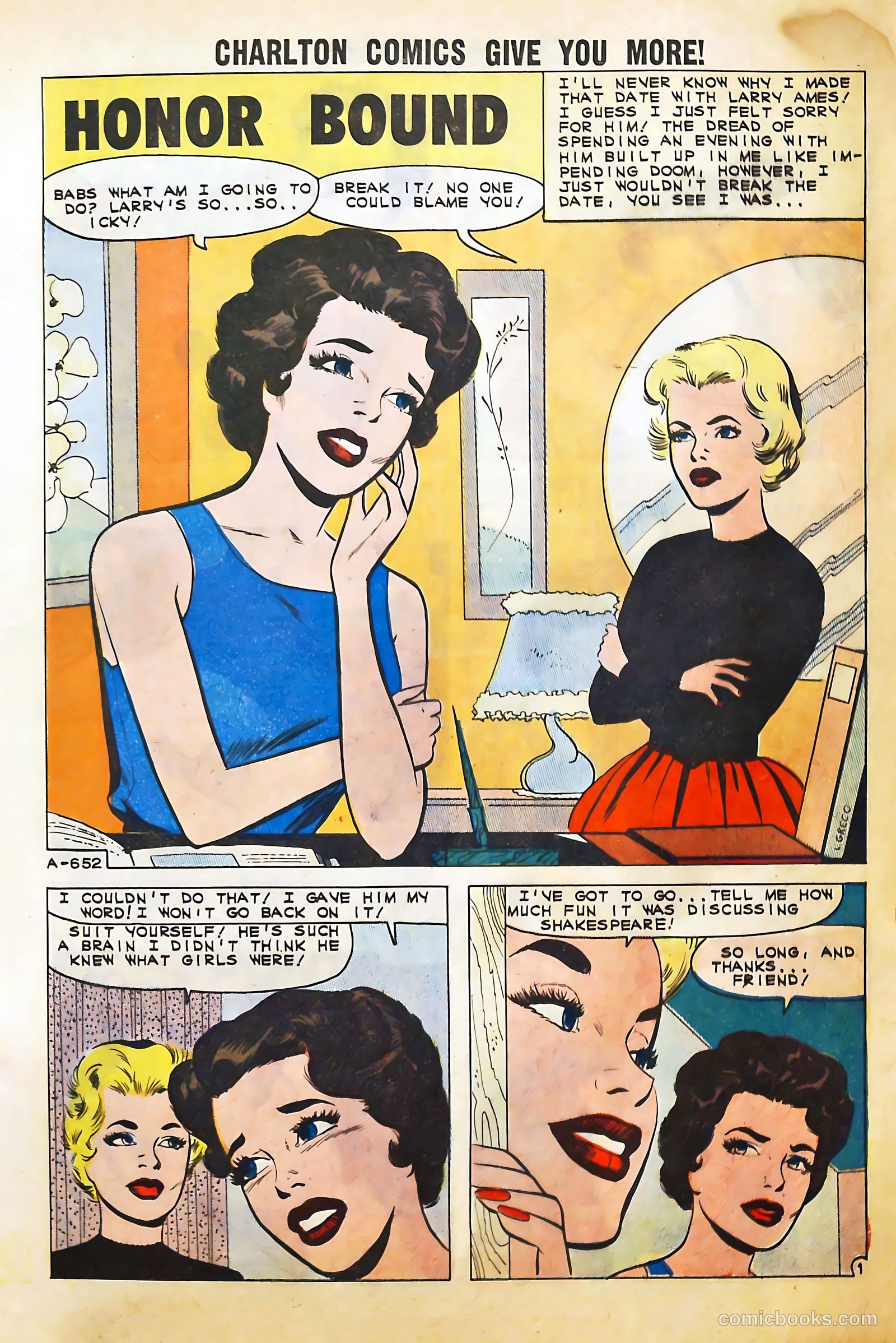 Teen Confessions #15 (1962) — page 9 of 36