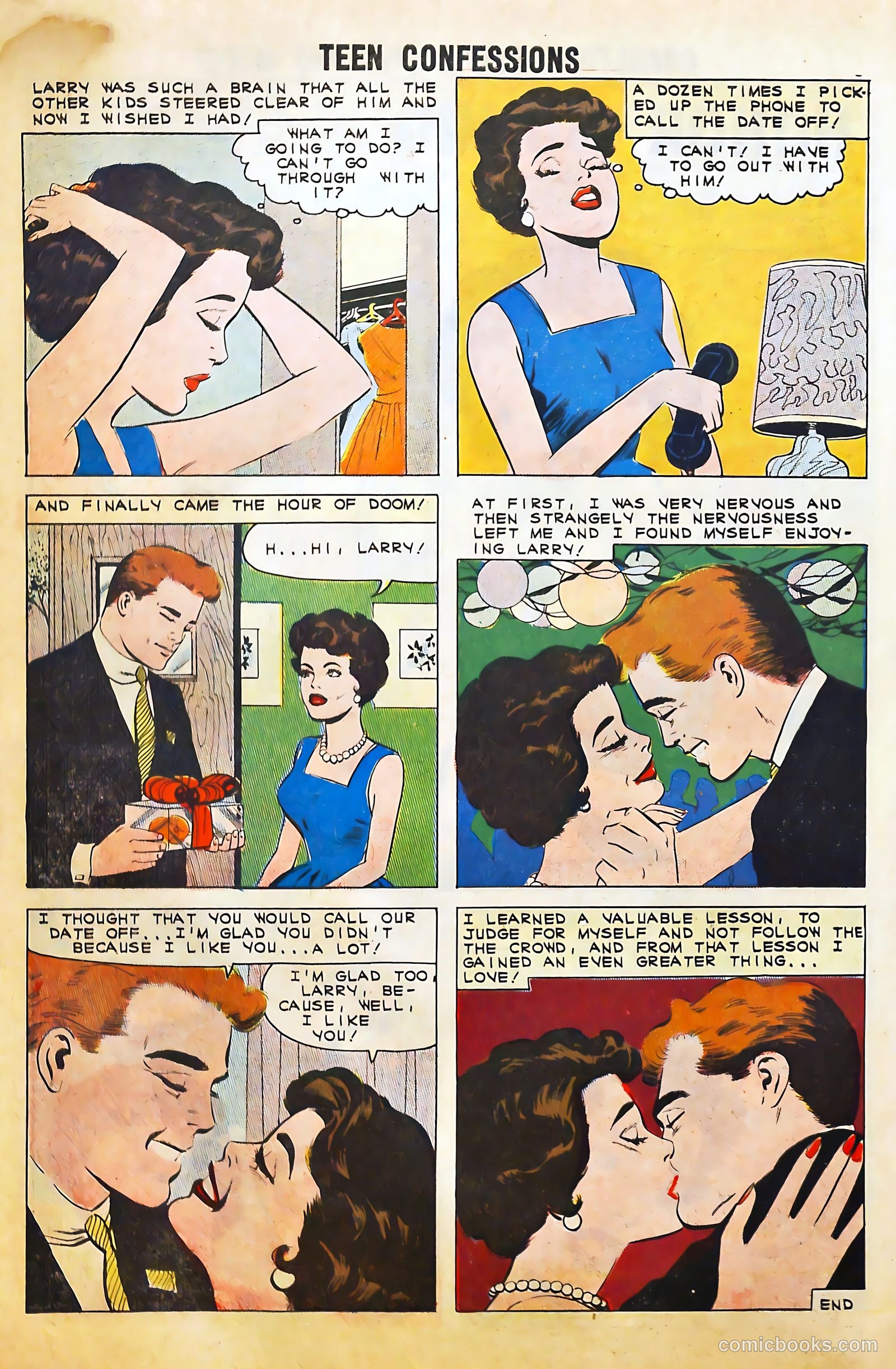 Teen Confessions #15 (1962) — page 10 of 36