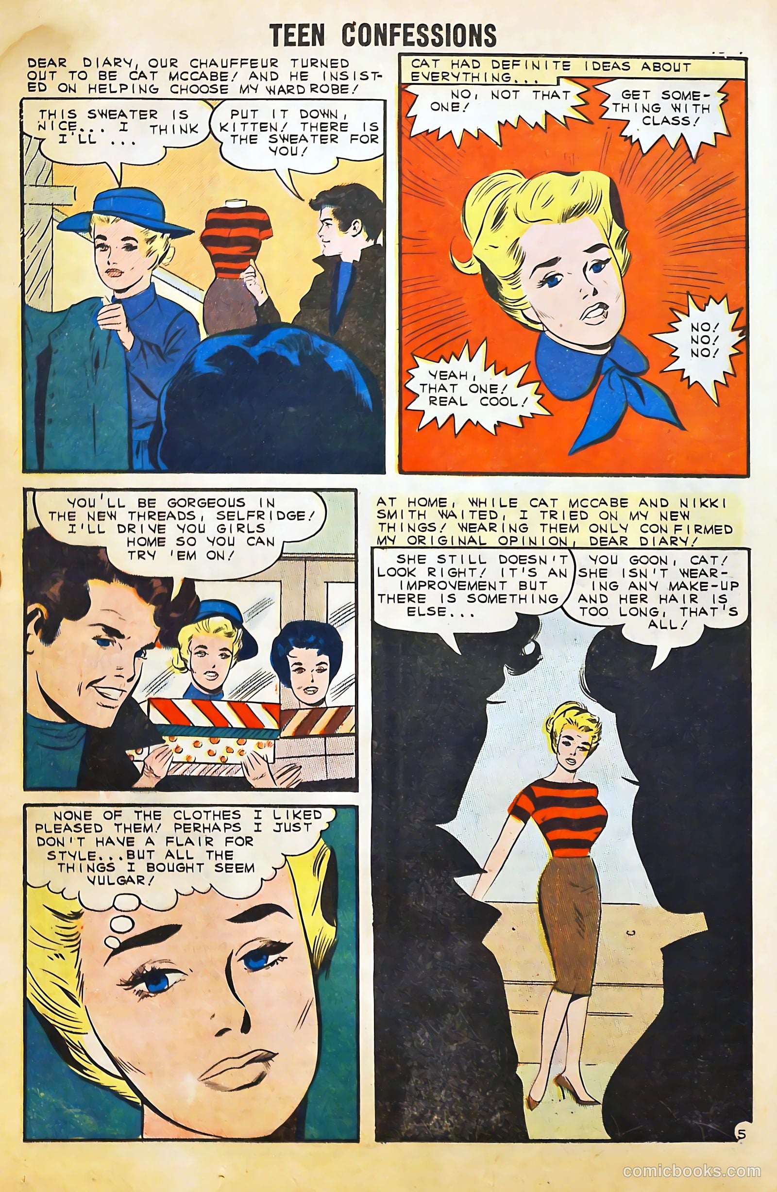 Teen Confessions #15 (1962) — page 16 of 36
