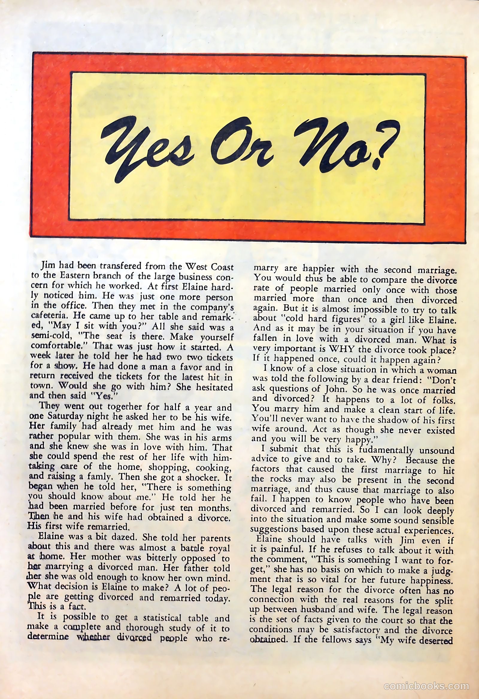 Teen Confessions #16 (1962) — page 20 of 36