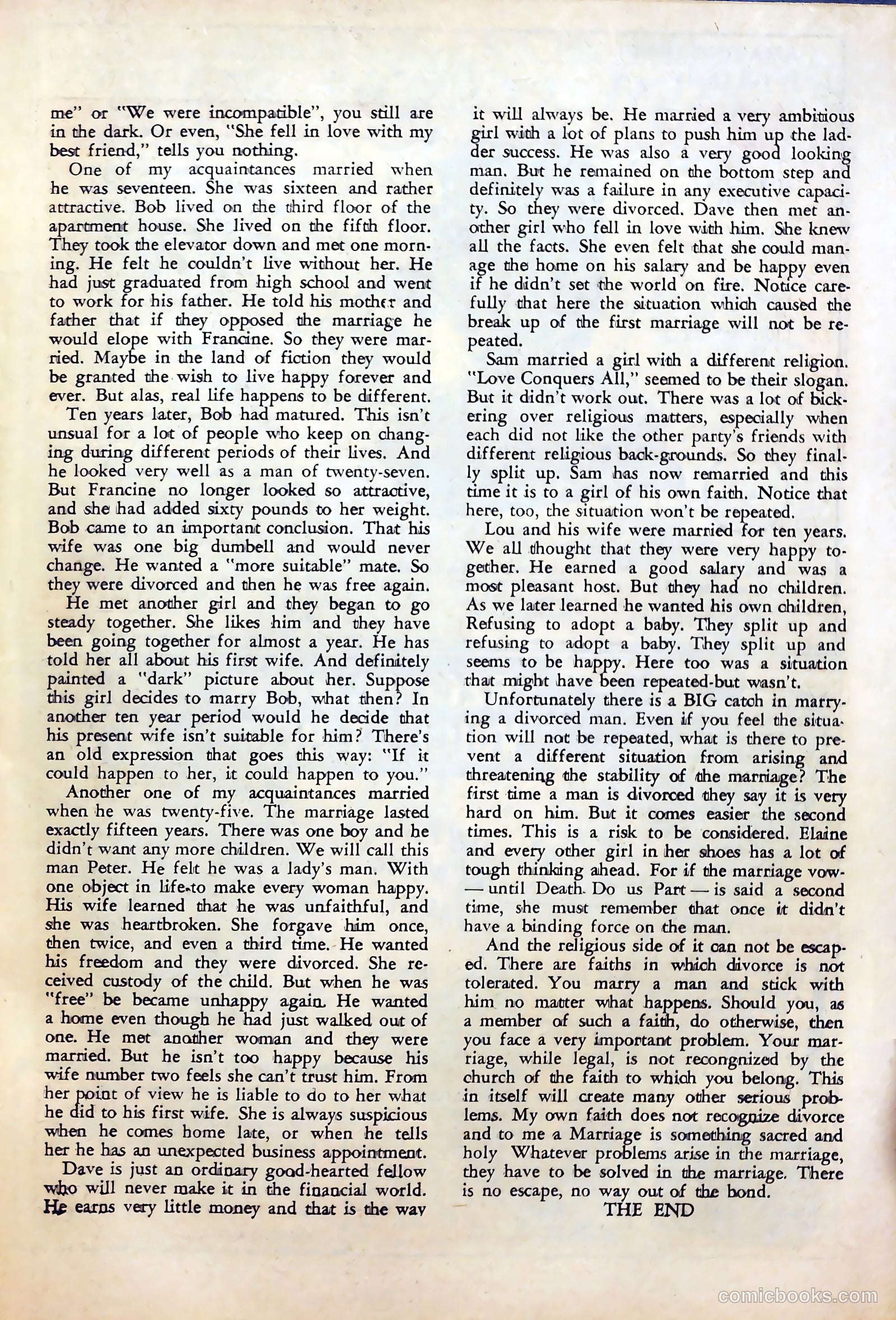 Teen Confessions #16 (1962) — page 21 of 36