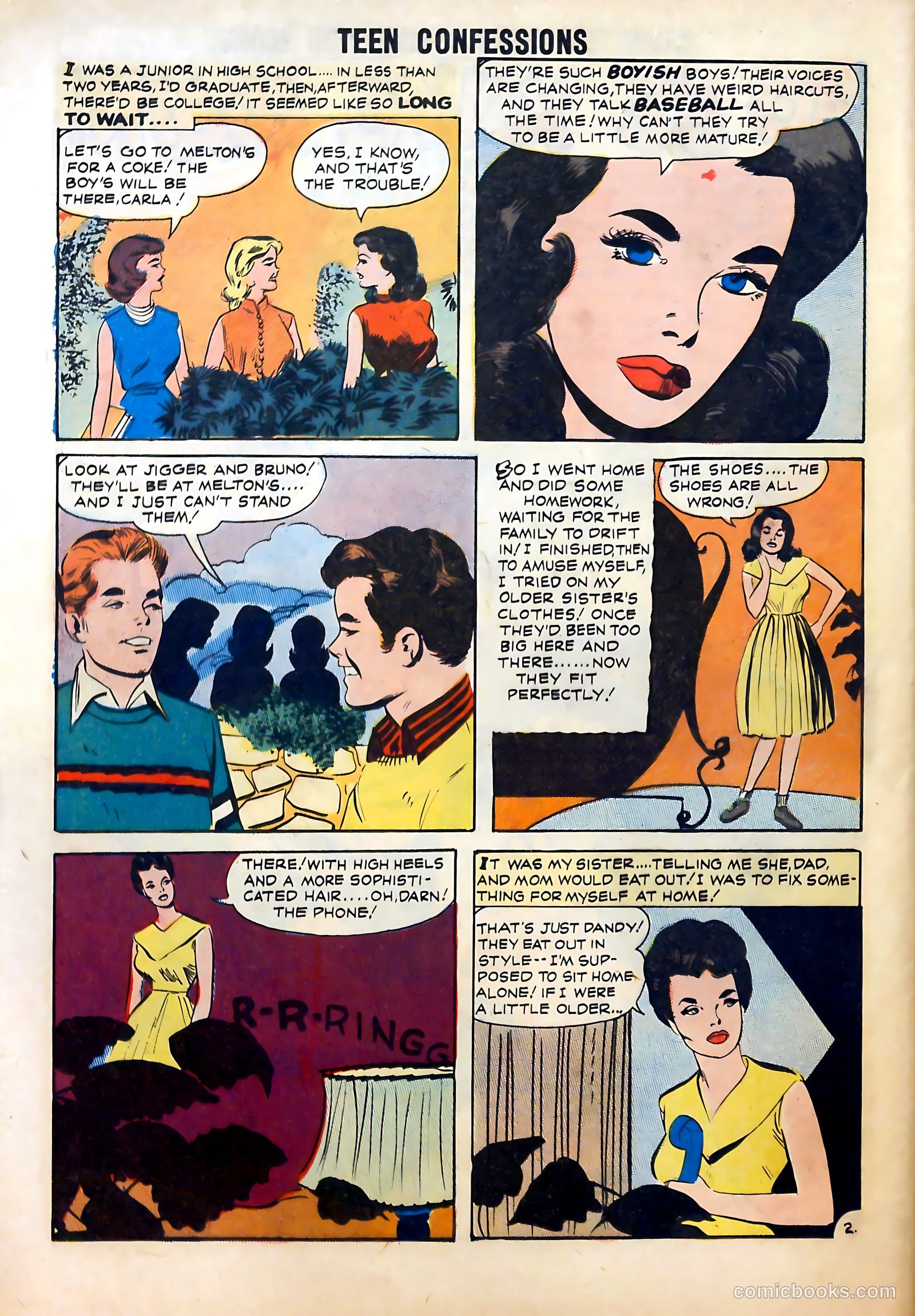 Teen Confessions #16 (1962) — page 24 of 36
