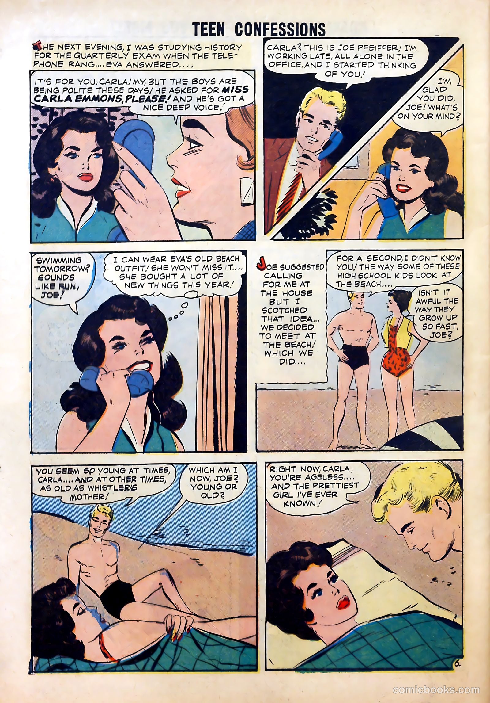 Teen Confessions #16 (1962) — page 28 of 36