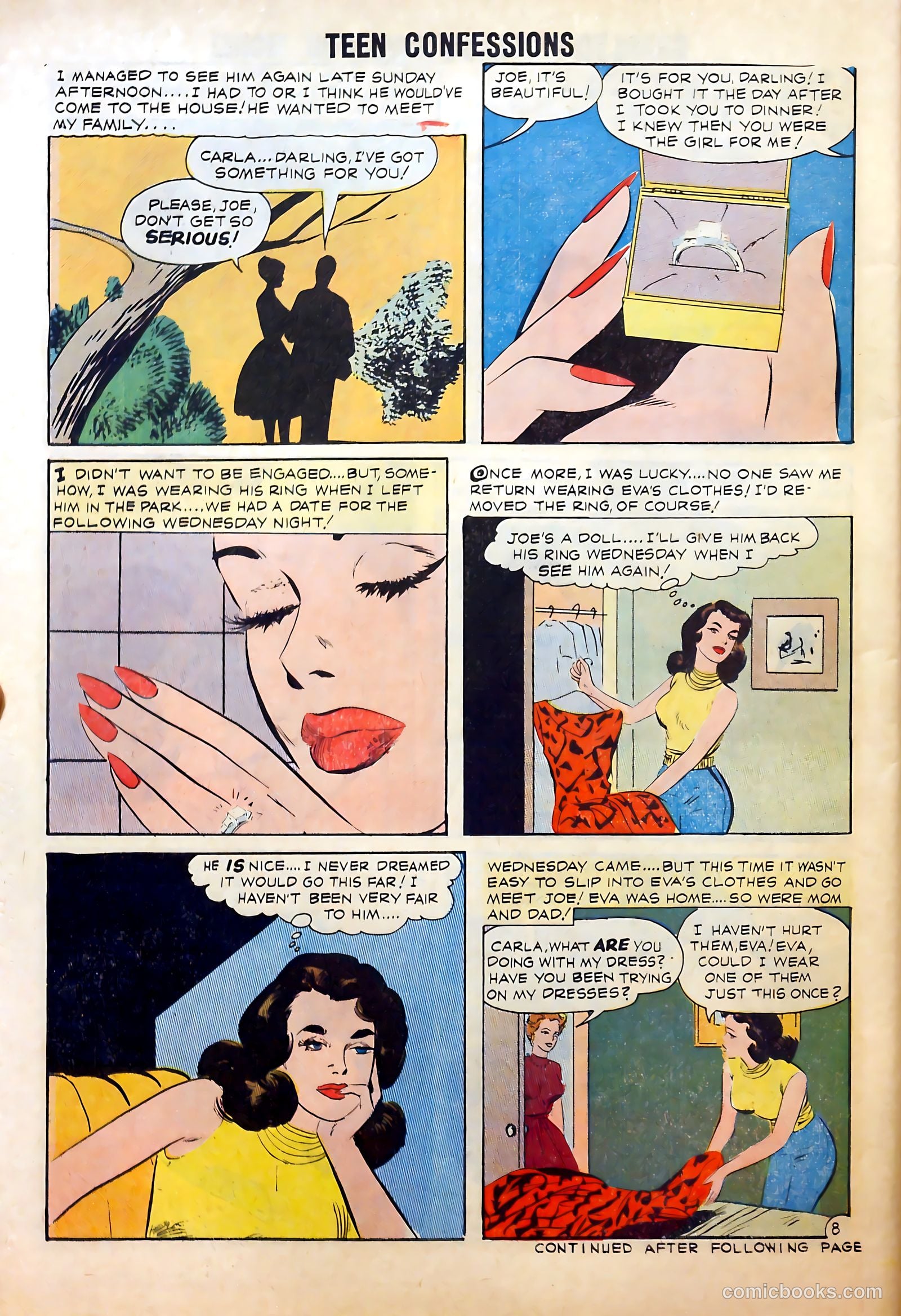 Teen Confessions #16 (1962) — page 30 of 36