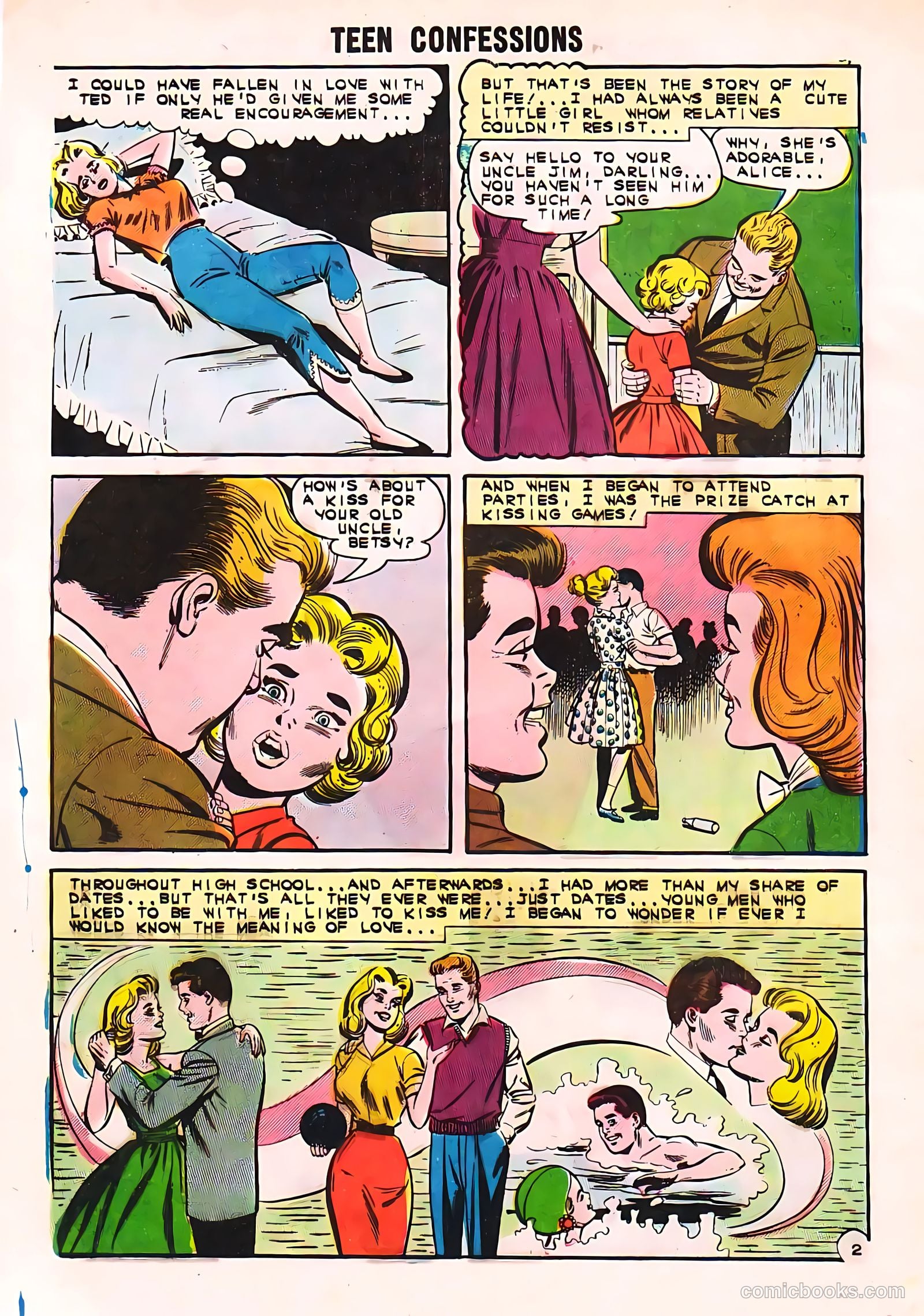 Teen Confessions #20 (1962) — page 4 of 36