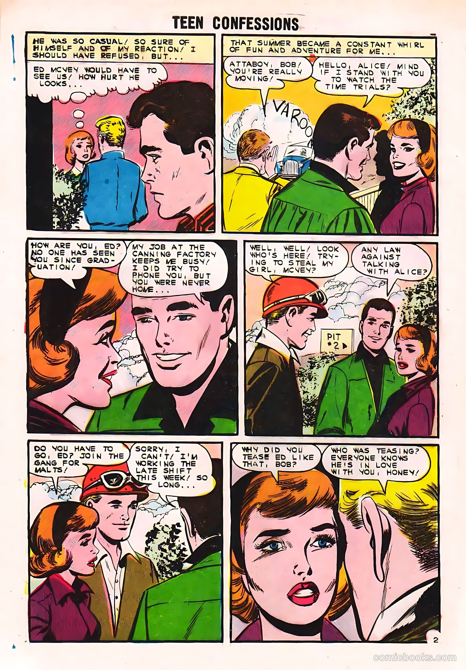 Teen Confessions #20 (1962) — page 8 of 36