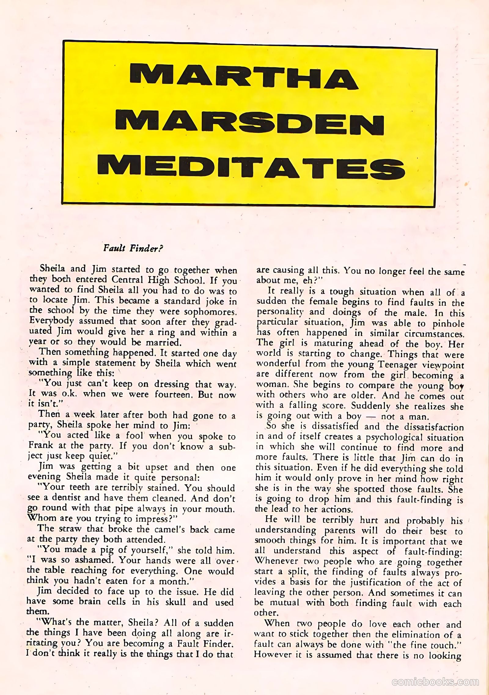 Teen Confessions #20 (1962) — page 19 of 36