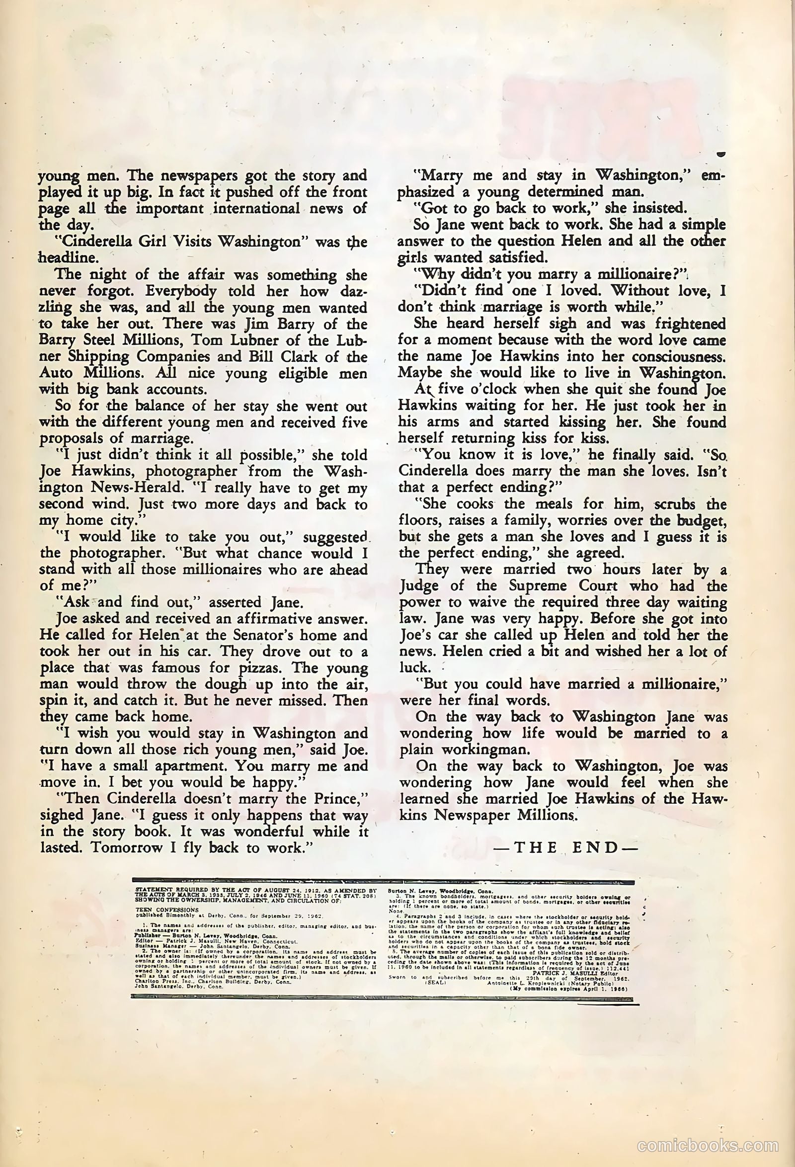 Teen Confessions #22 (1963) — page 21 of 36