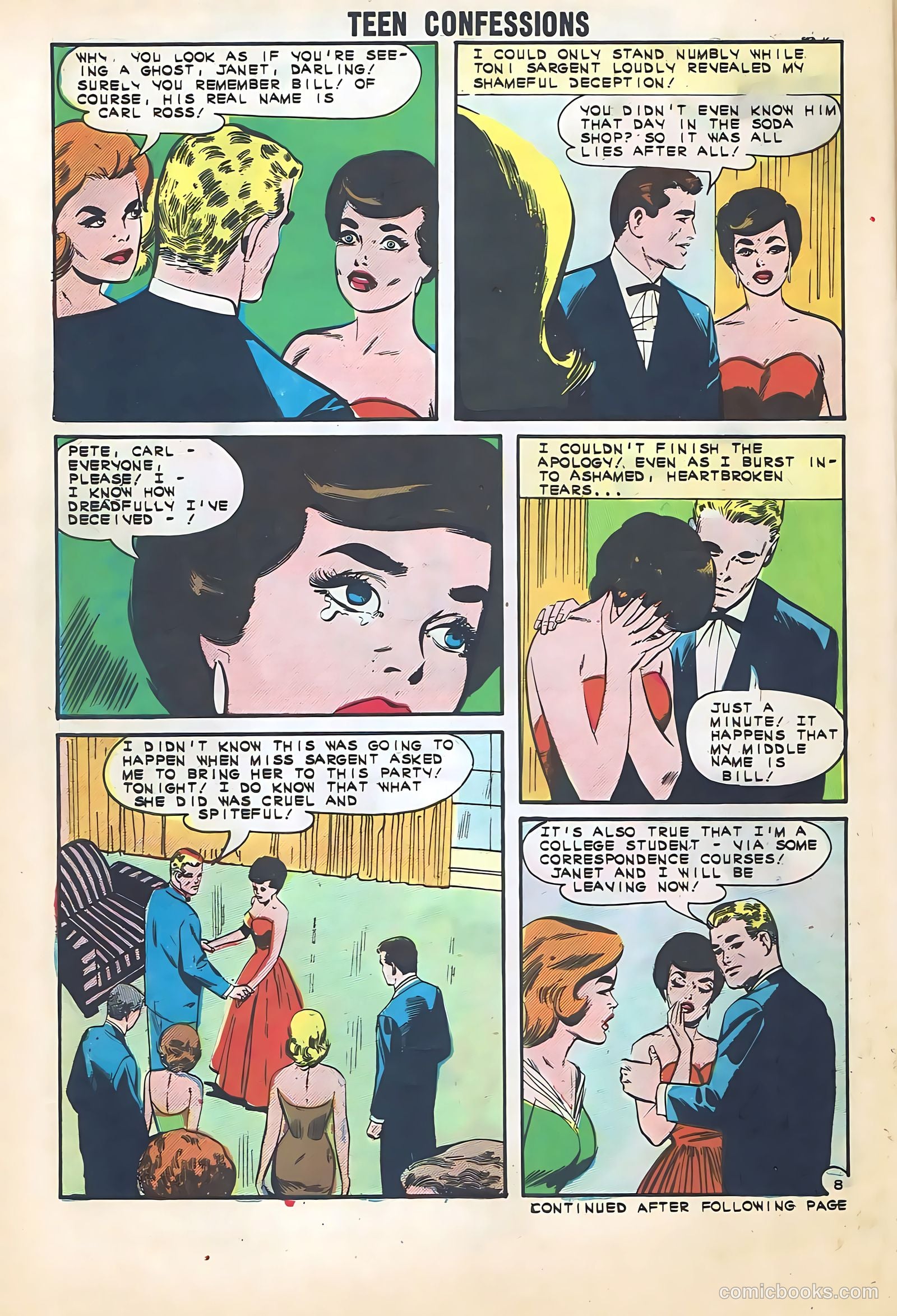 Teen Confessions #22 (1963) — page 30 of 36