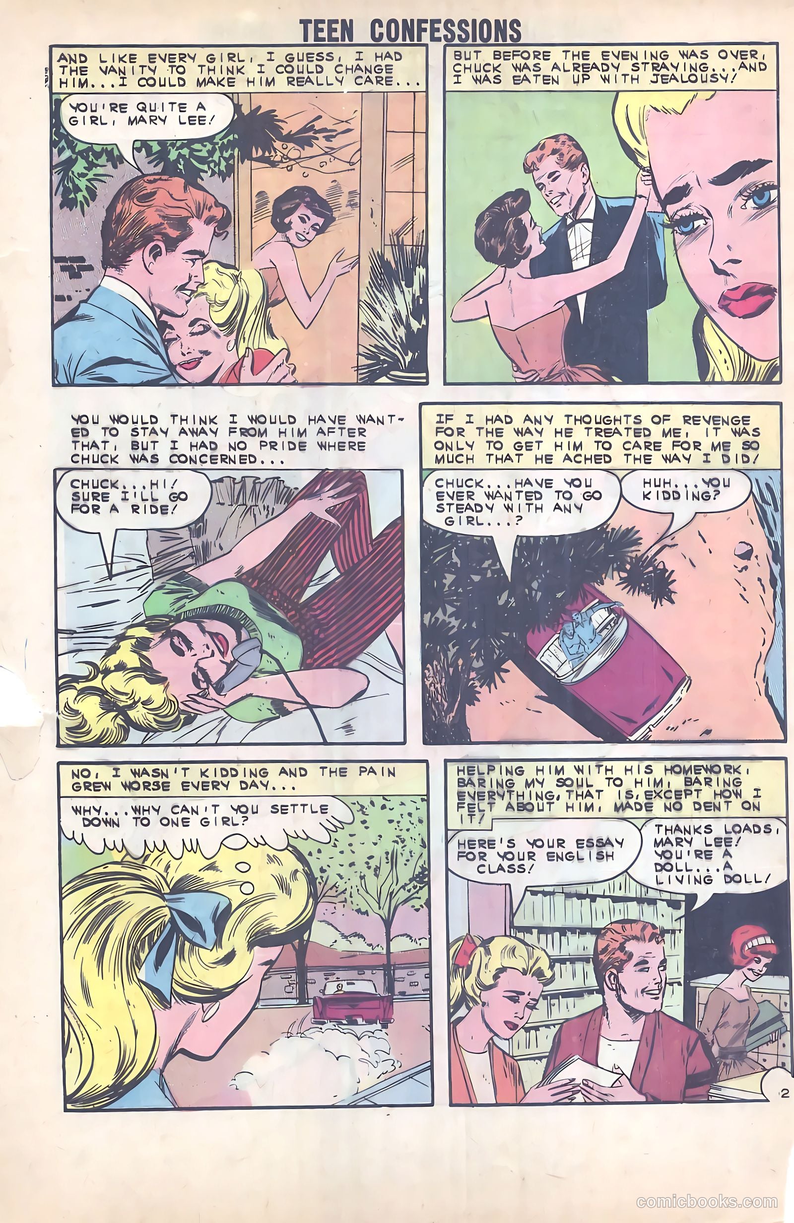 Teen Confessions #23 (1963) — page 4 of 36