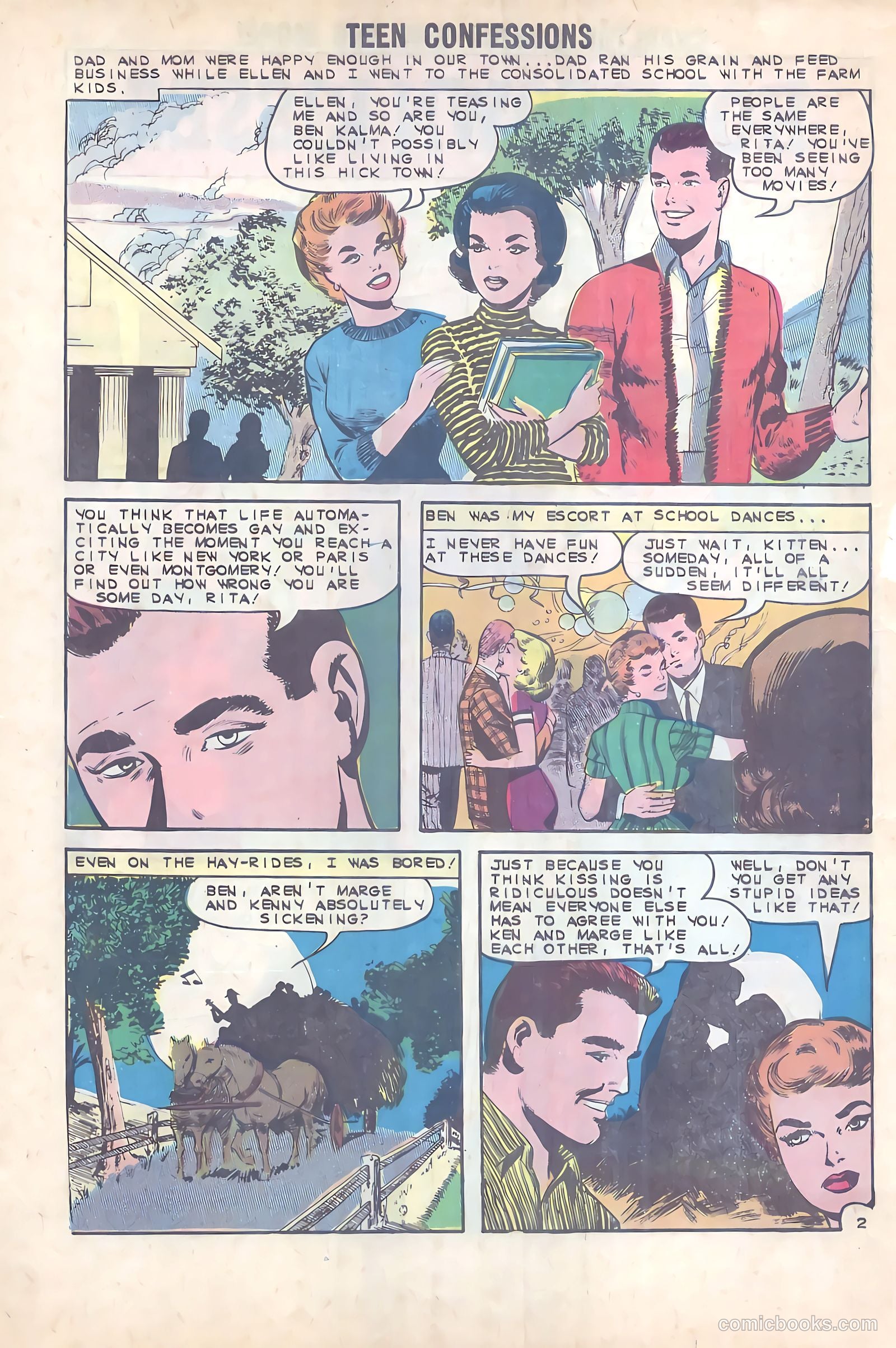 Teen Confessions #23 (1963) — page 10 of 36