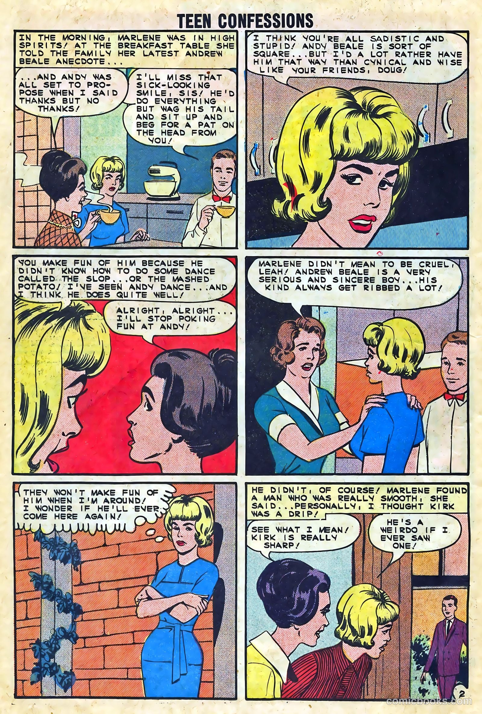 Teen Confessions #28 (1964) — page 16 of 36