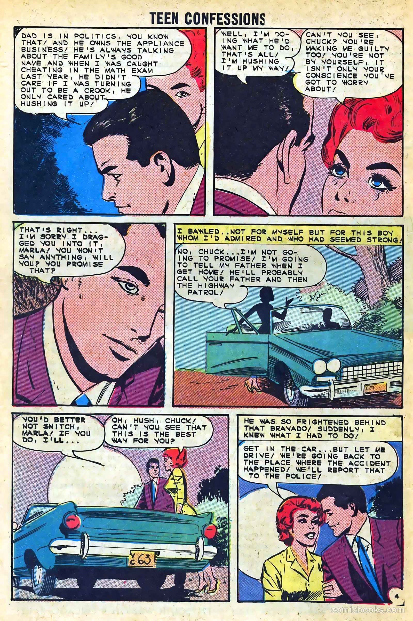 Teen Confessions #28 (1964) — page 32 of 36