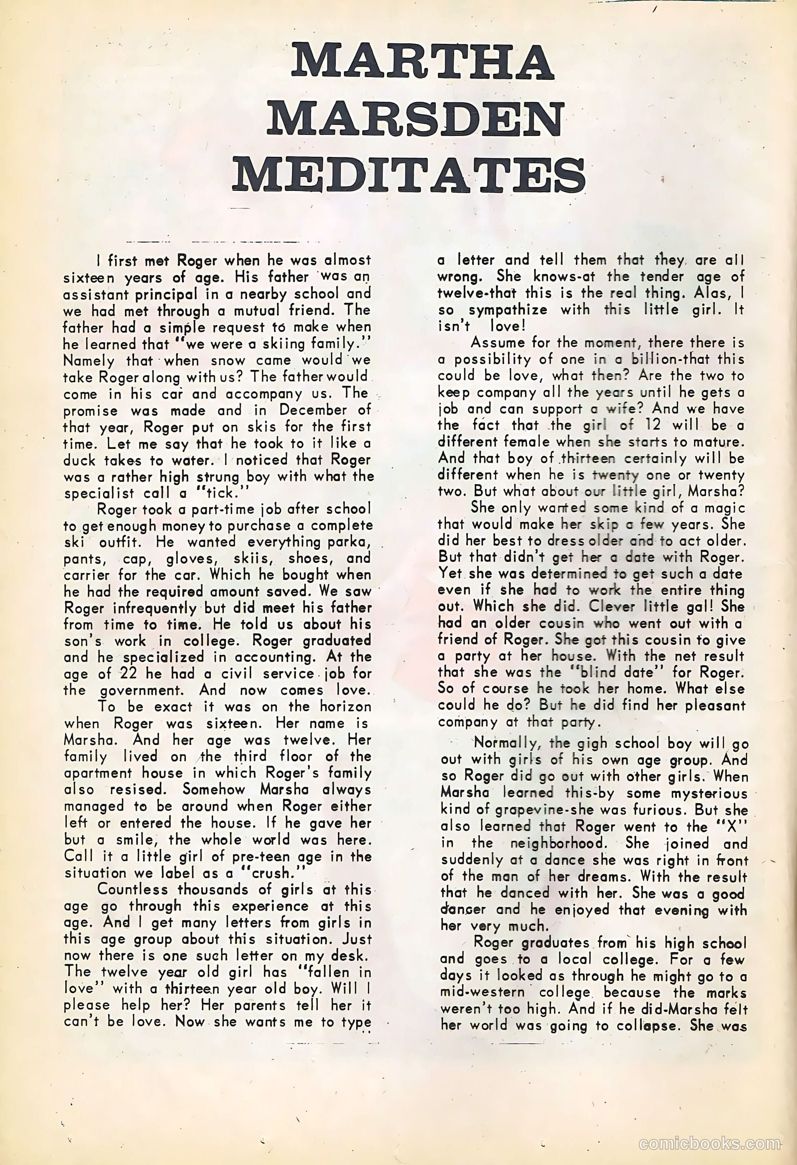 Teen Confessions #29 (1964) — page 20 of 36