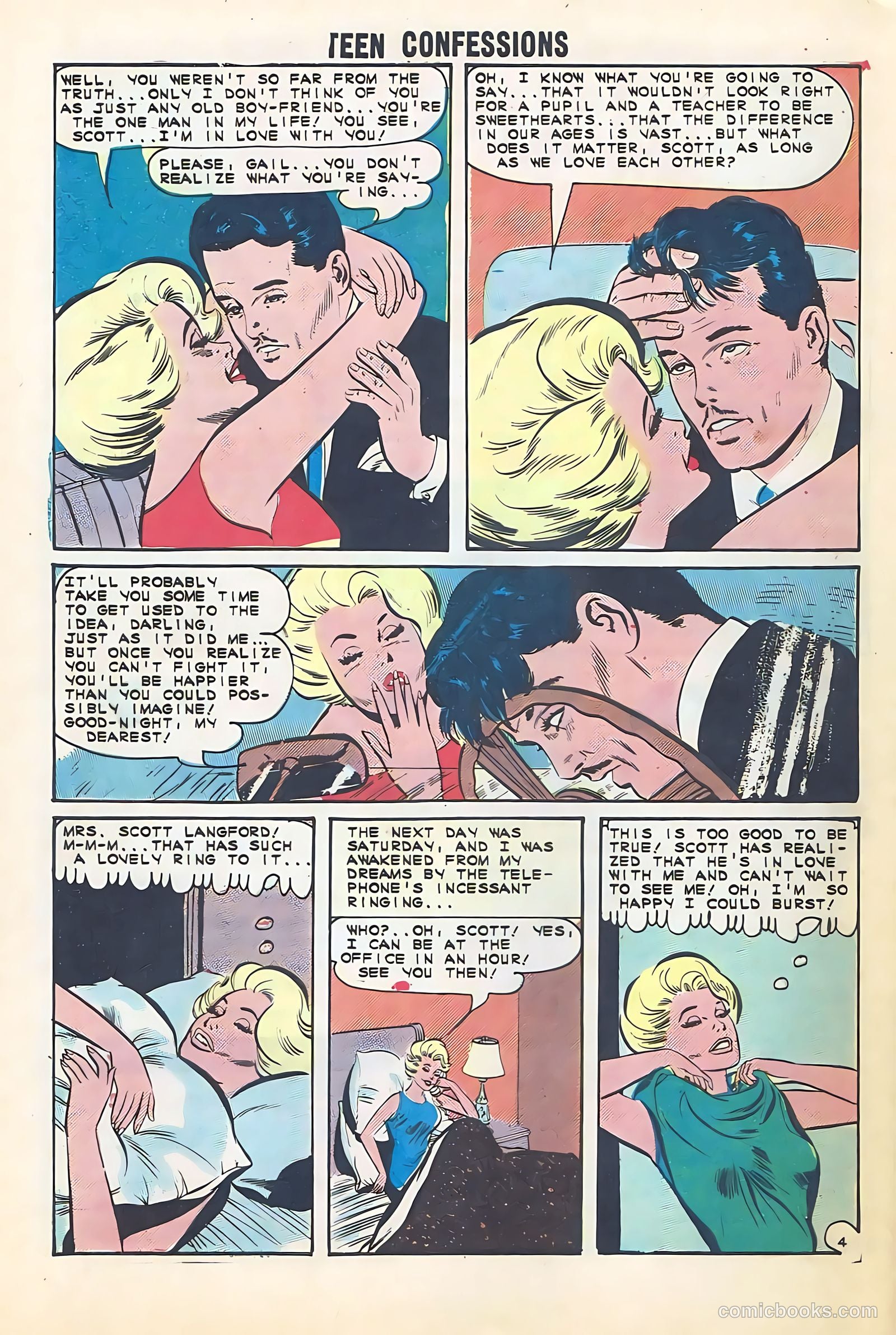 Teen Confessions #30 (1964) — page 32 of 36