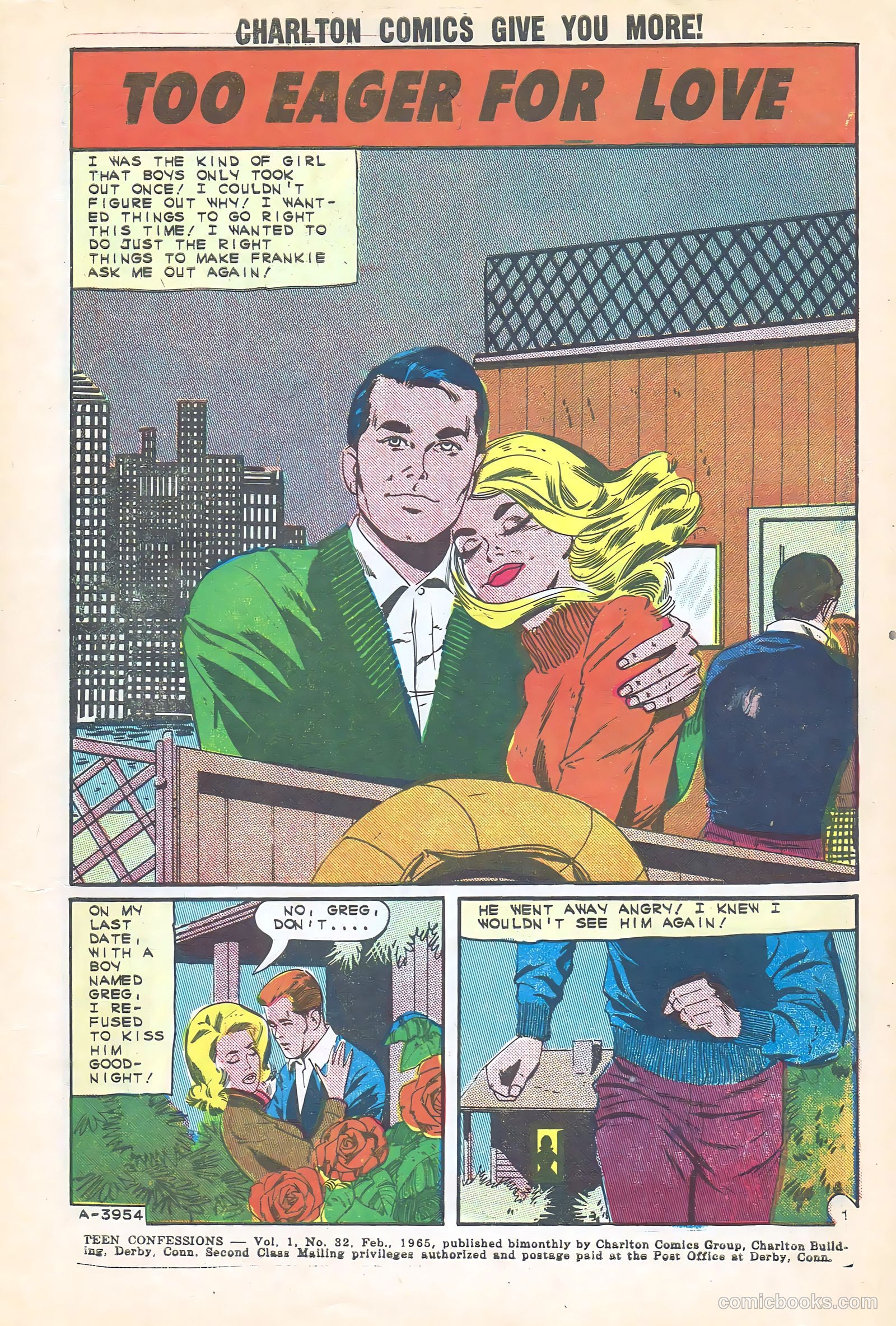Teen Confessions #32 (1965) — page 3 of 36