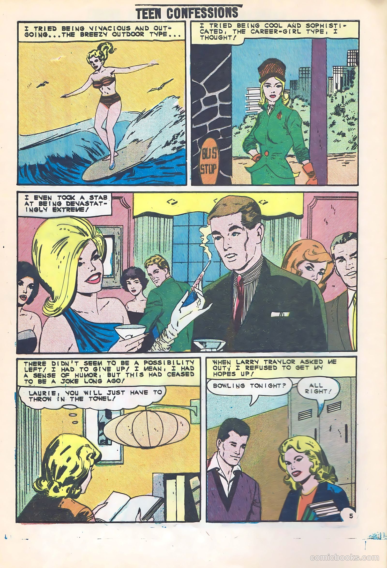 Teen Confessions #32 (1965) — page 8 of 36