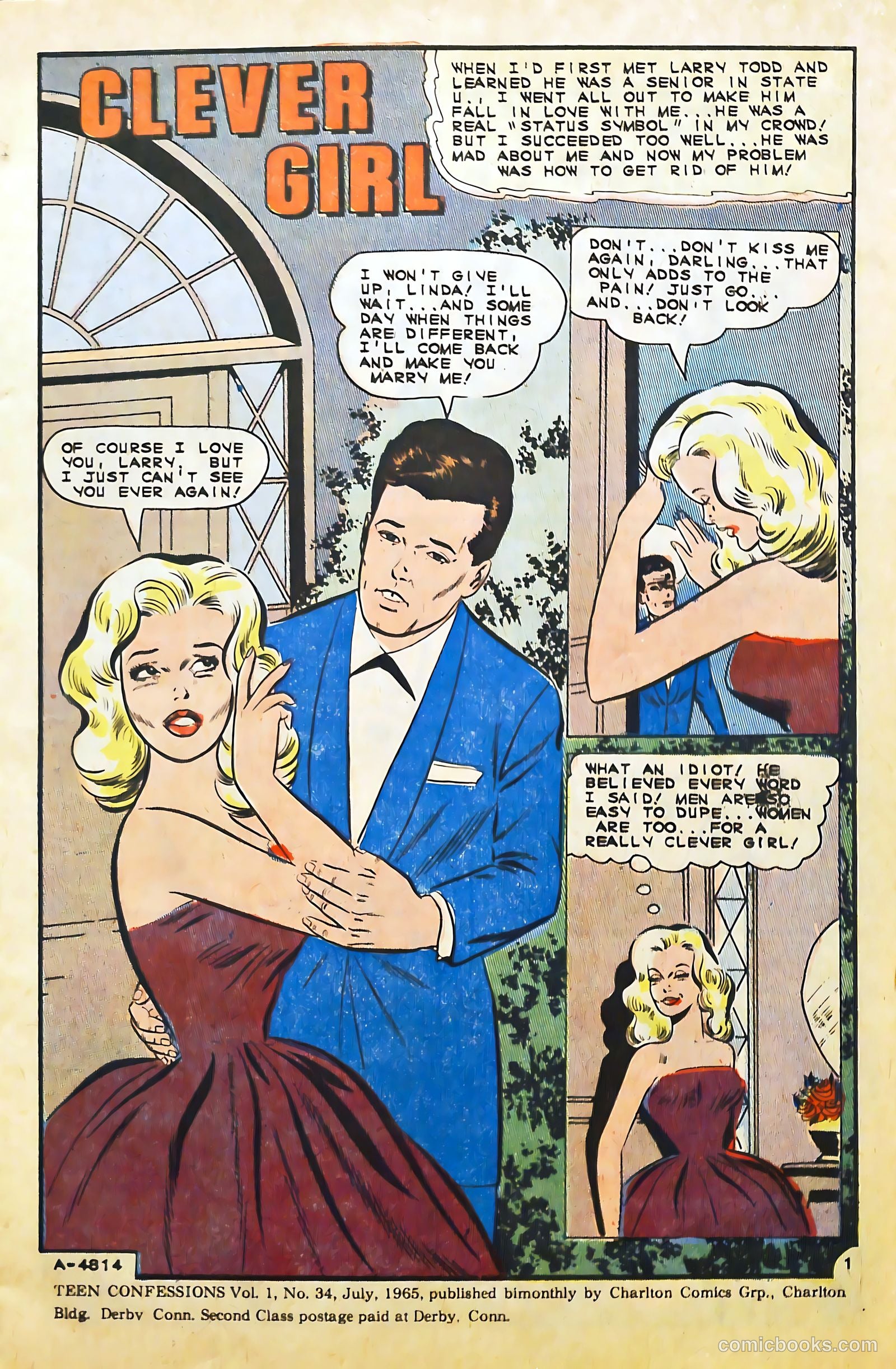Teen Confessions #34 (1965) — page 3 of 36